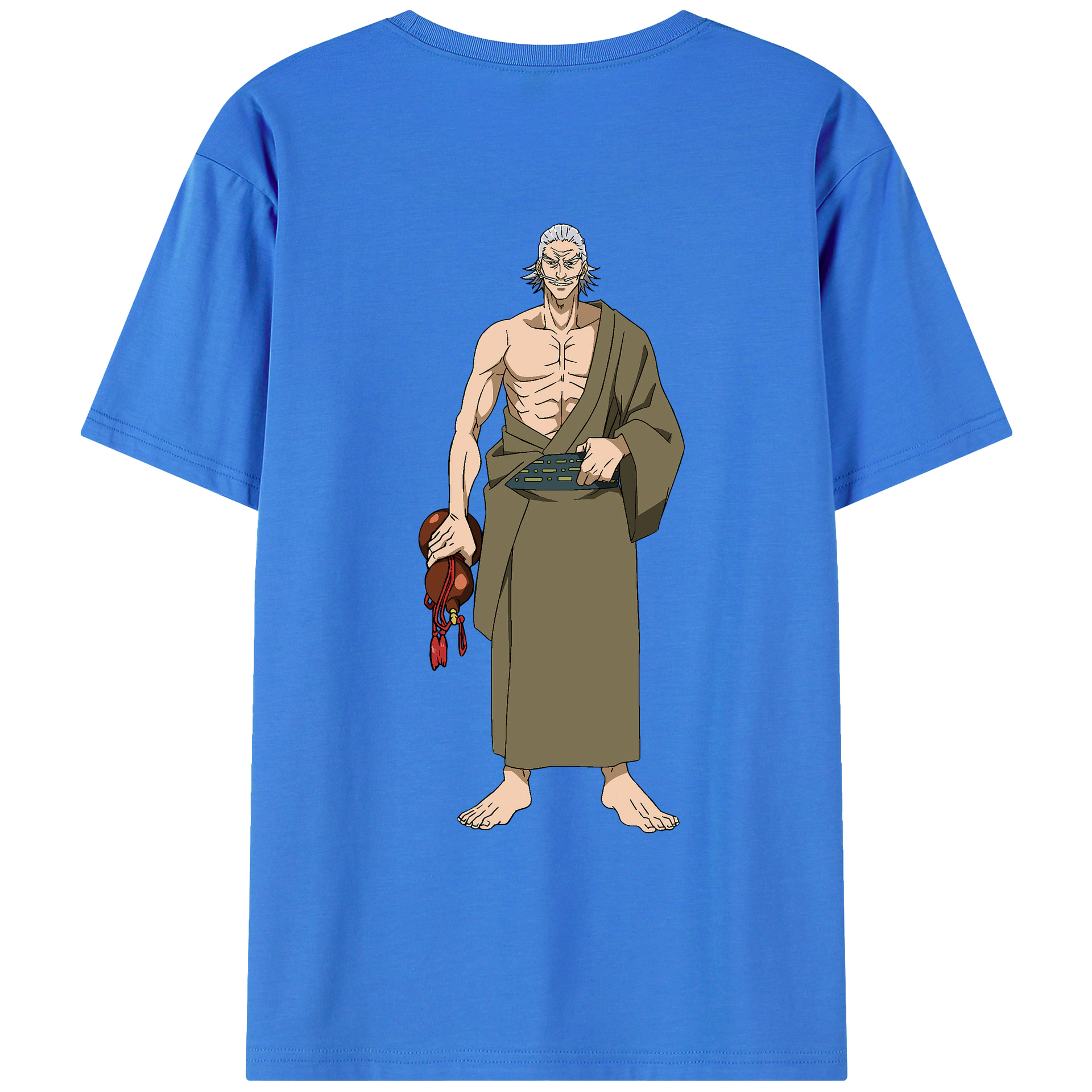（画像用） 呪術廻戦 Jujutsu Kaisen 綿100％ メンズ半袖Tシャツ（バックプリント） 通気性