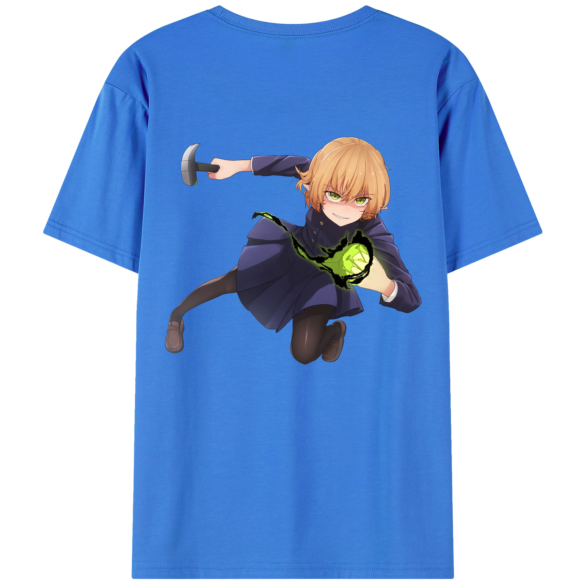 （画像用） 呪術廻戦 Jujutsu Kaisen 綿100％ メンズ半袖Tシャツ（バックプリント） 通気性