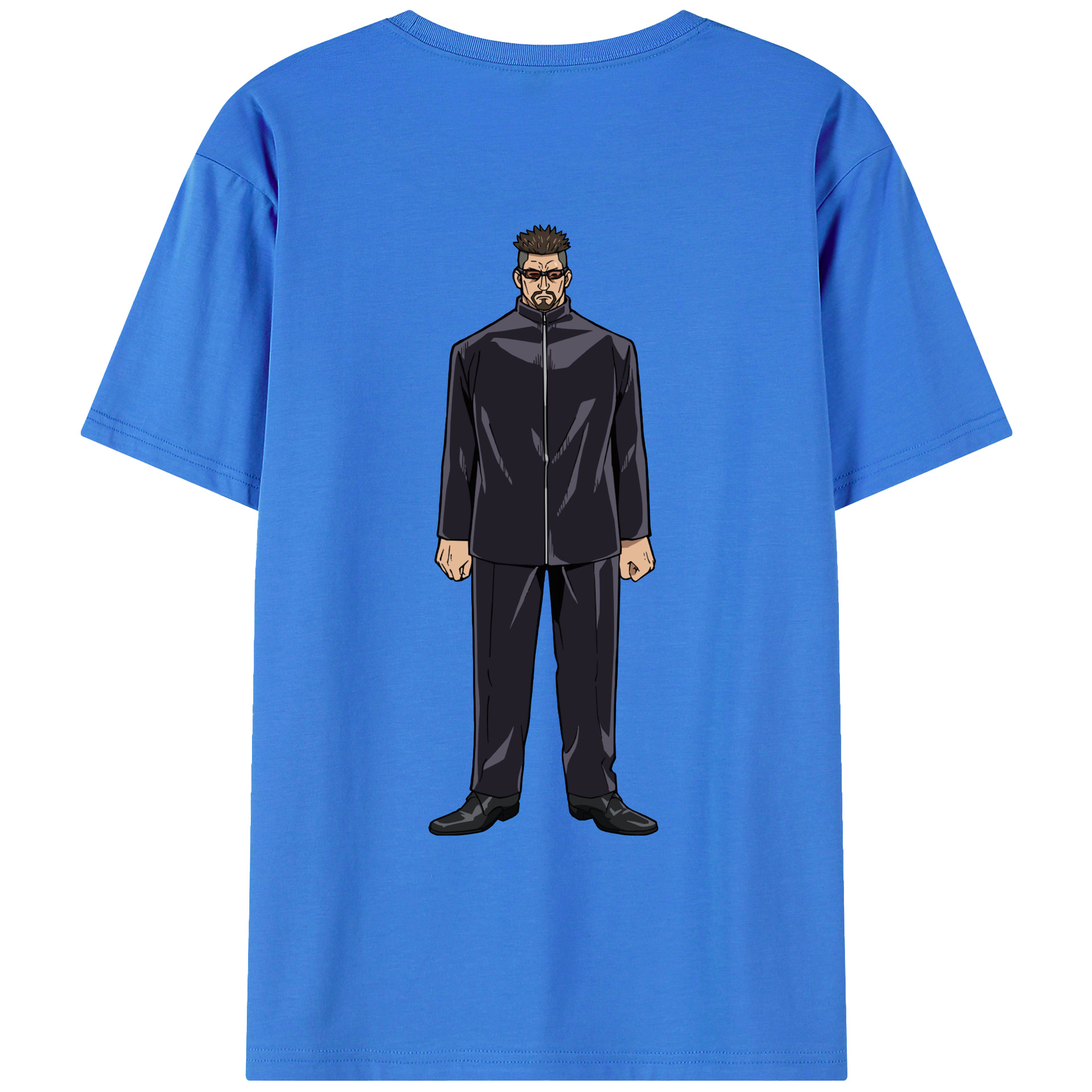 （画像用） 呪術廻戦 Jujutsu Kaisen 綿100％ メンズ半袖Tシャツ（バックプリント） 通気性