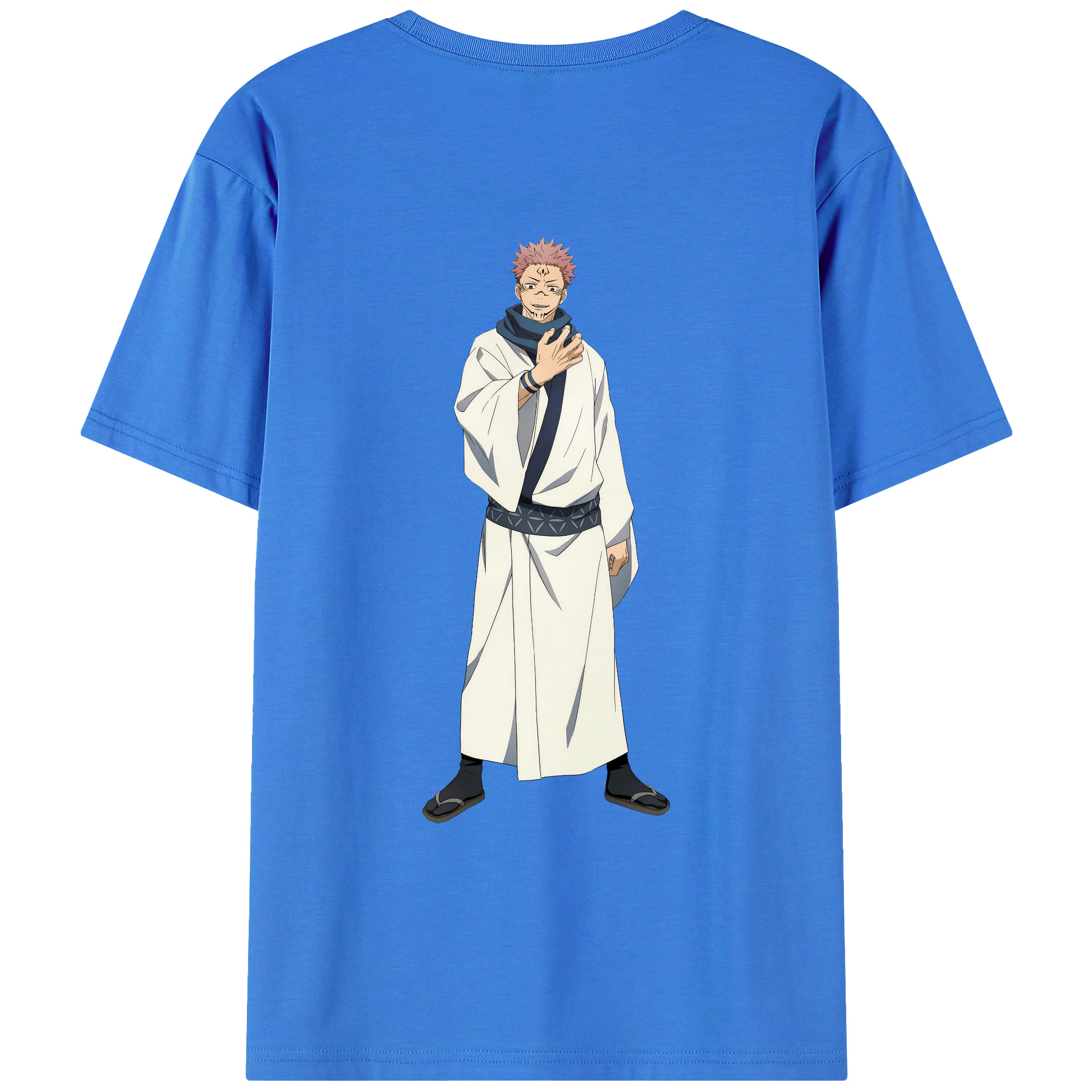 （画像用） 呪術廻戦 Jujutsu Kaisen 綿100％ メンズ半袖Tシャツ（バックプリント） 通気性