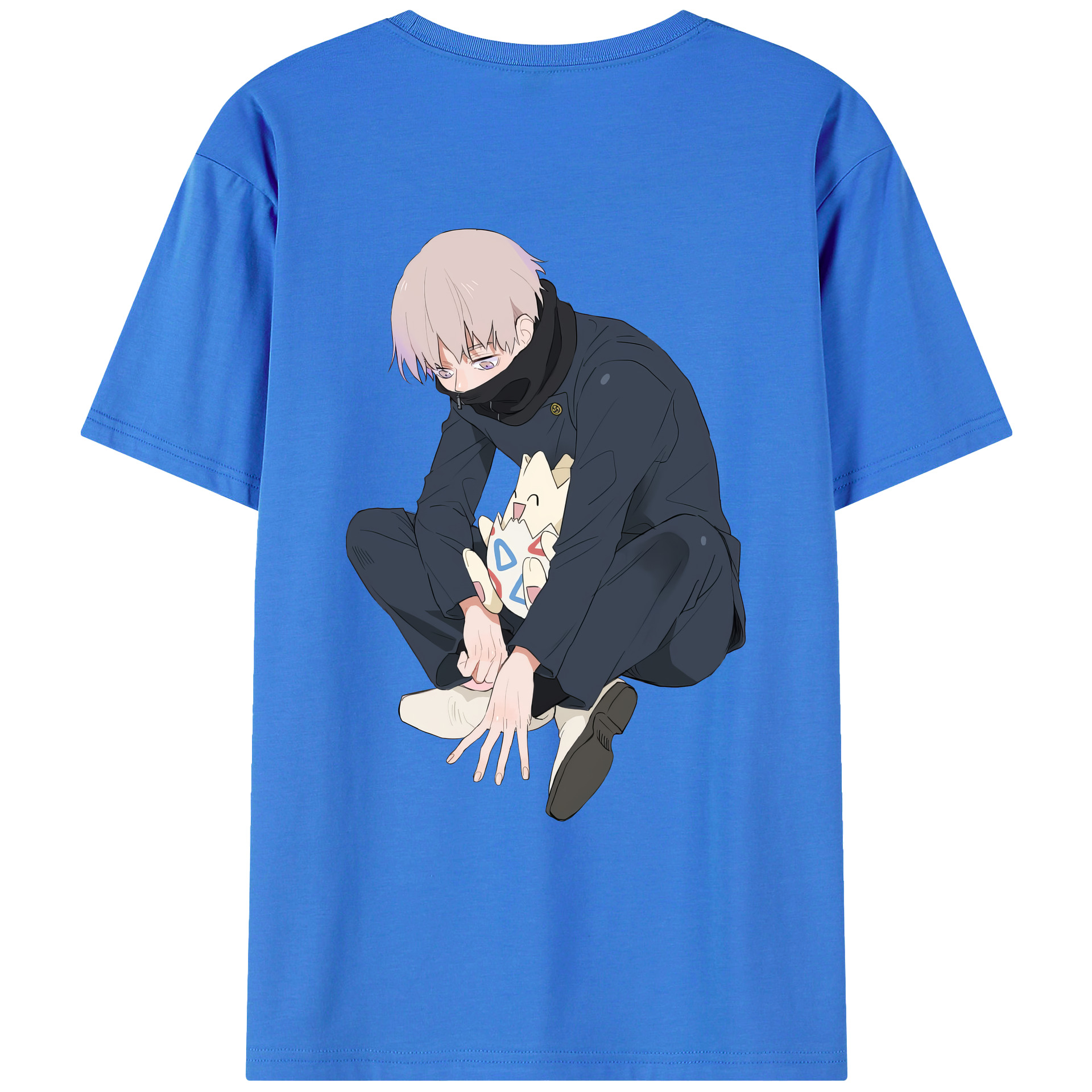 （画像用） 呪術廻戦 Jujutsu Kaisen 綿100％ メンズ半袖Tシャツ（バックプリント） 通気性