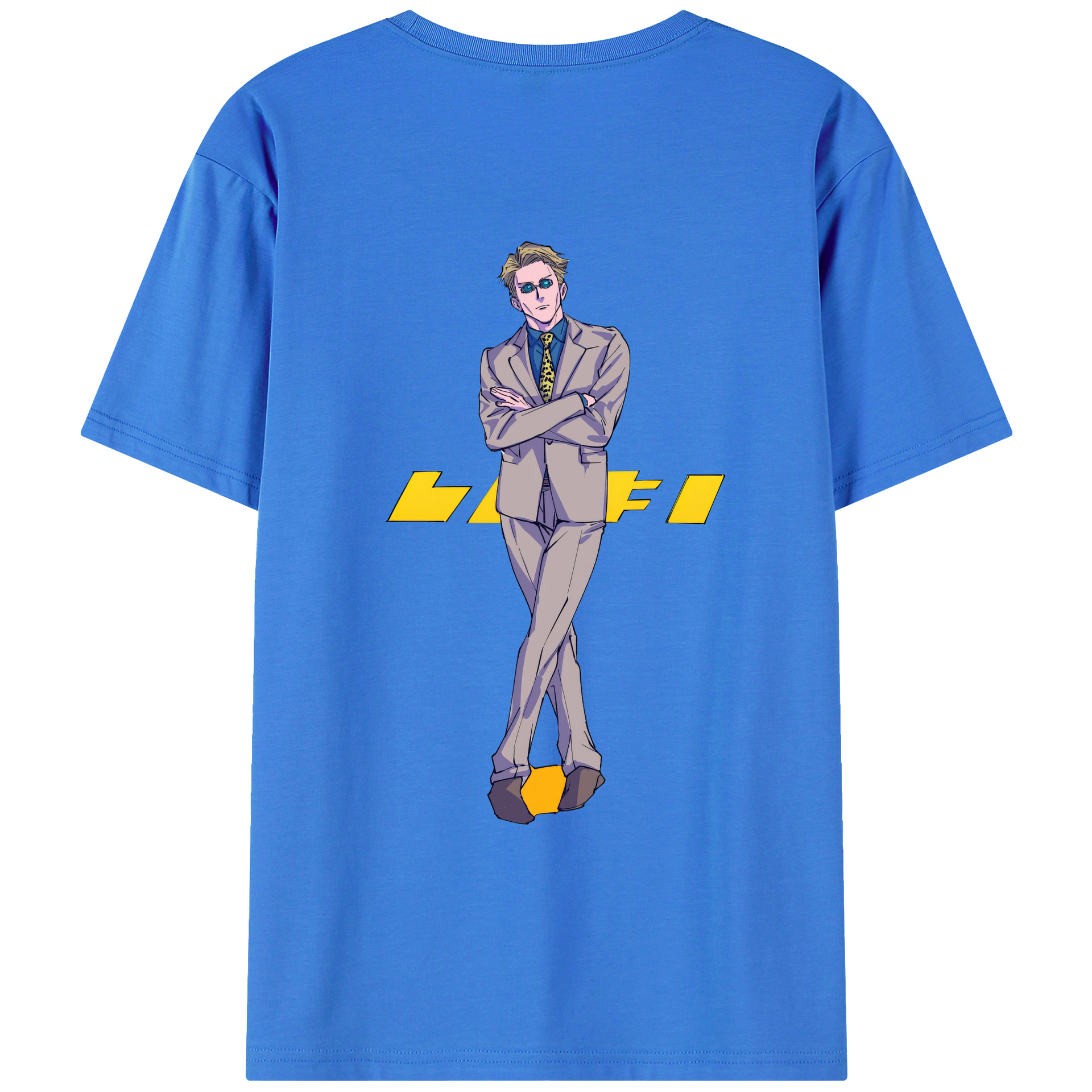 （画像用） 呪術廻戦 Jujutsu Kaisen 綿100％ メンズ半袖Tシャツ（バックプリント） 通気性