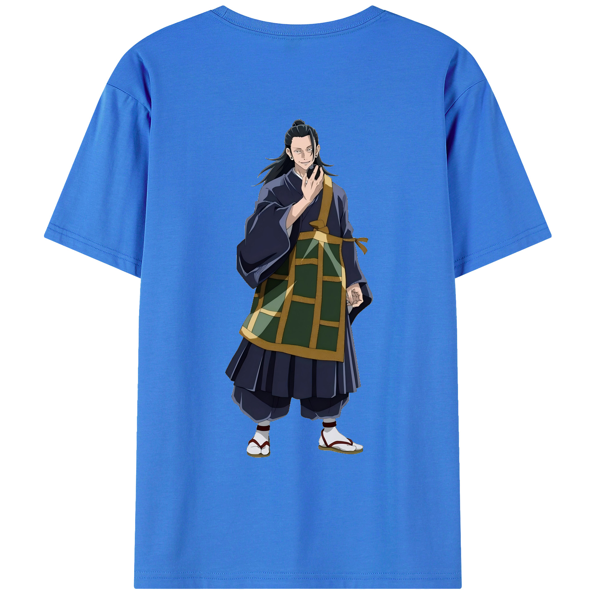 （画像用） 呪術廻戦 Jujutsu Kaisen 綿100％ メンズ半袖Tシャツ（バックプリント） 通気性