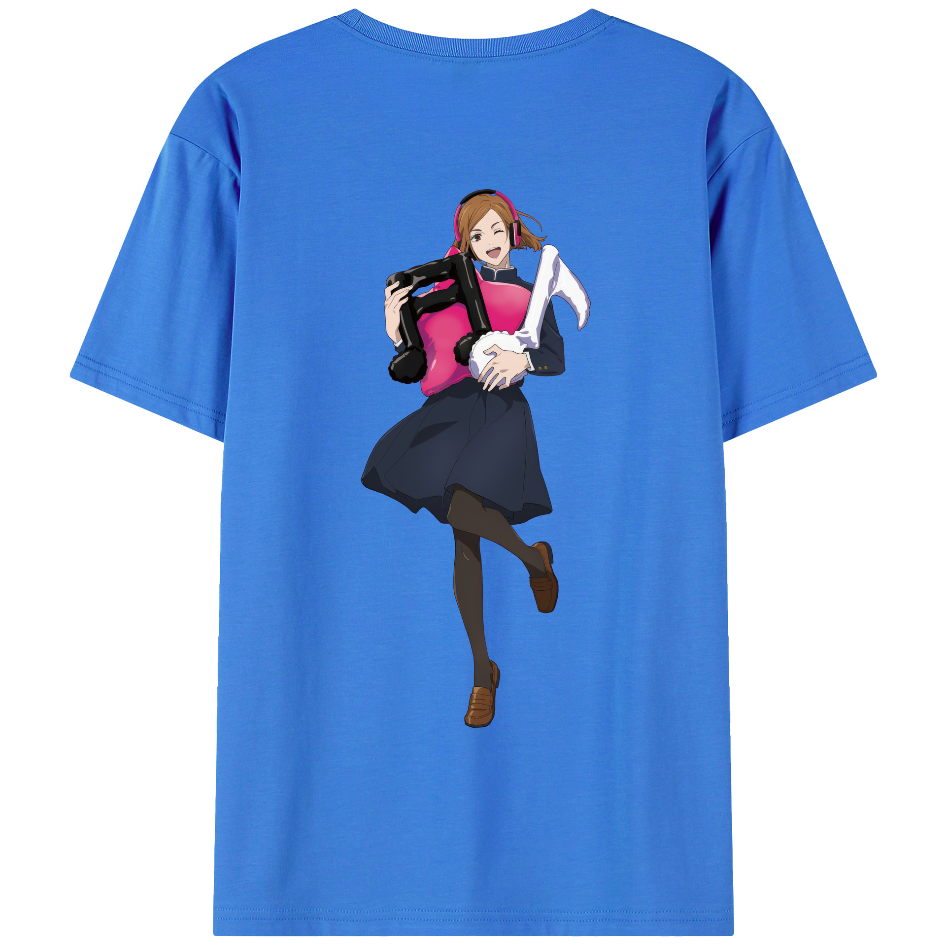 （画像用） 呪術廻戦 Jujutsu Kaisen 綿100％ メンズ半袖Tシャツ（バックプリント） 通気性