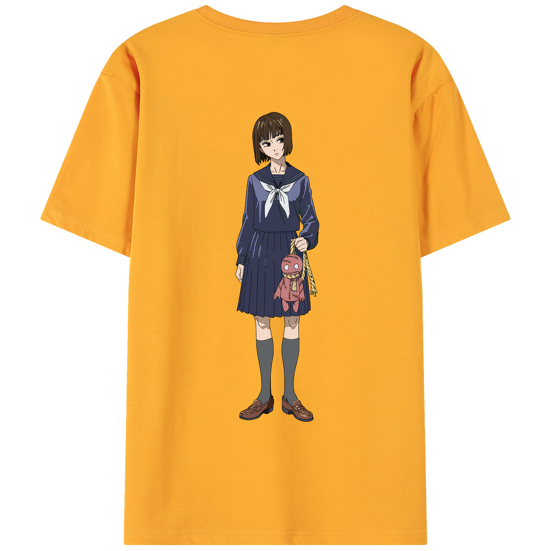 （画像用） 呪術廻戦 Jujutsu Kaisen 綿100％ メンズ半袖Tシャツ（バックプリント） 通気性