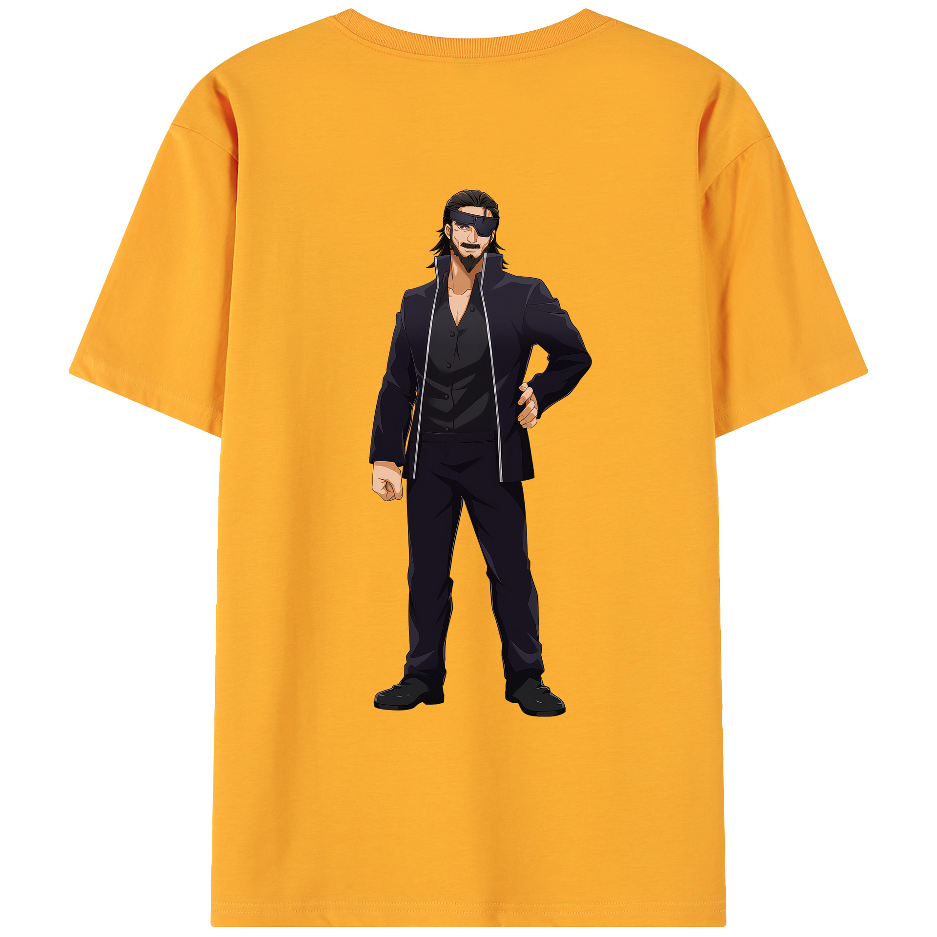 （画像用） 呪術廻戦 Jujutsu Kaisen 綿100％ メンズ半袖Tシャツ（バックプリント） 通気性