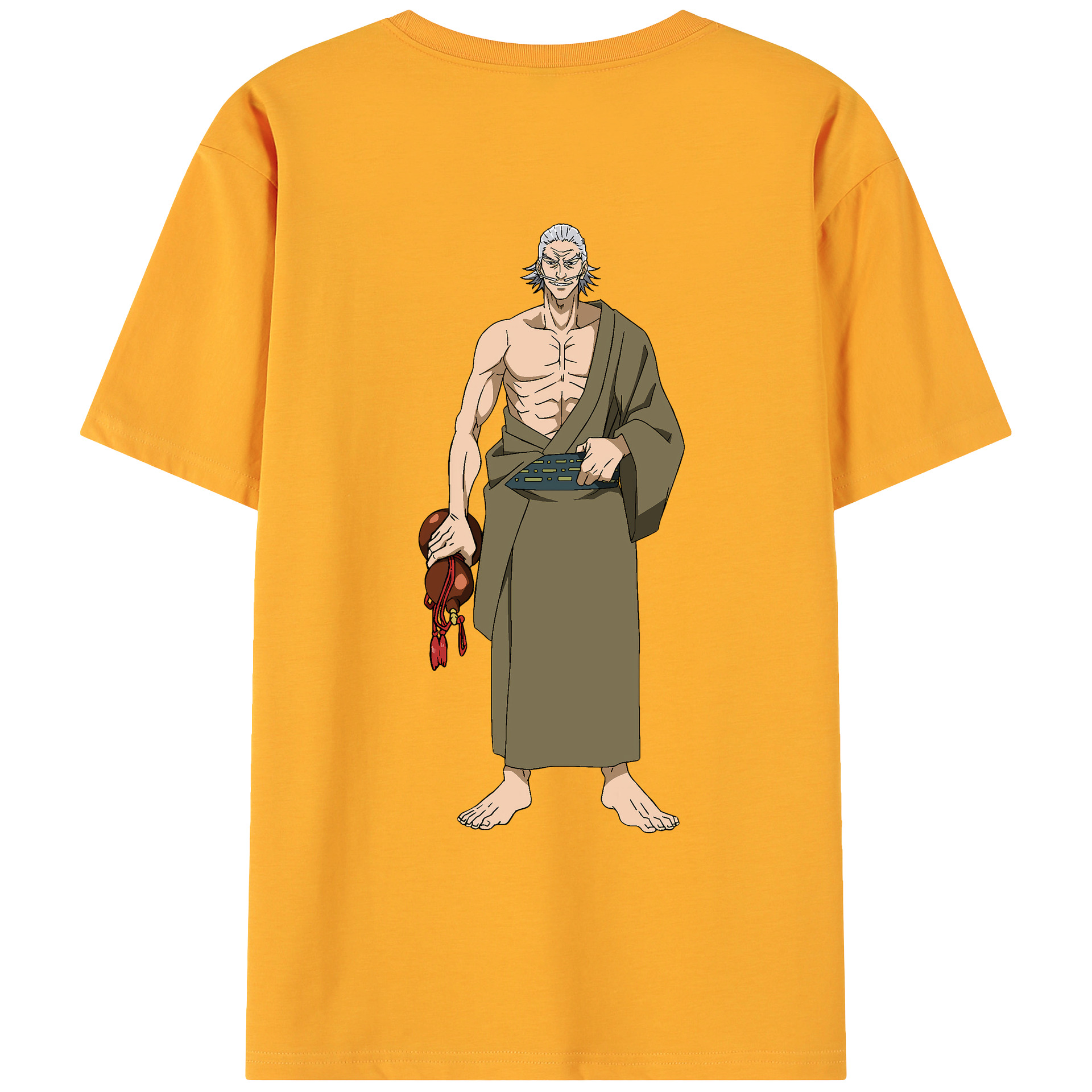 （画像用） 呪術廻戦 Jujutsu Kaisen 綿100％ メンズ半袖Tシャツ（バックプリント） 通気性