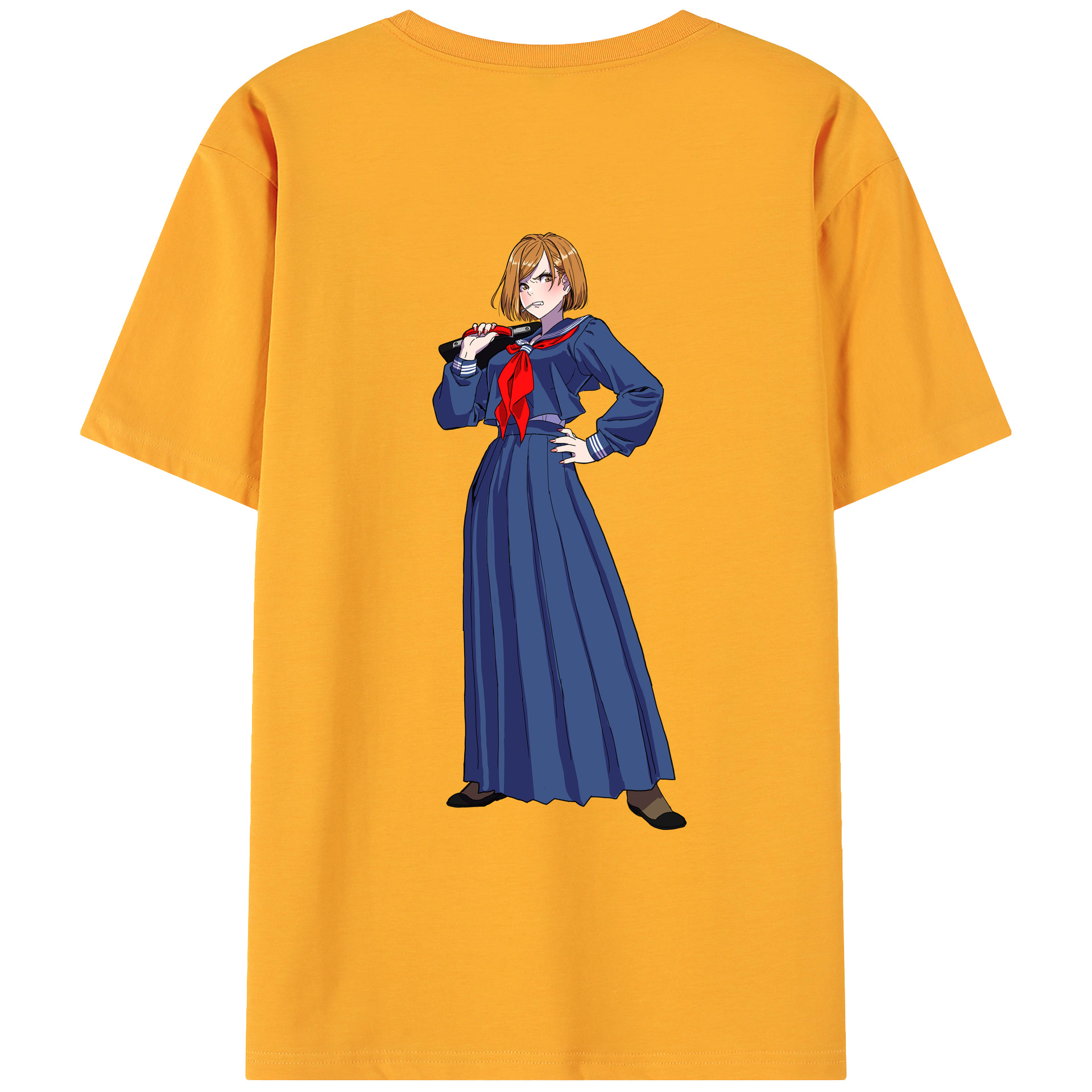 （画像用） 呪術廻戦 Jujutsu Kaisen 綿100％ メンズ半袖Tシャツ（バックプリント） 通気性