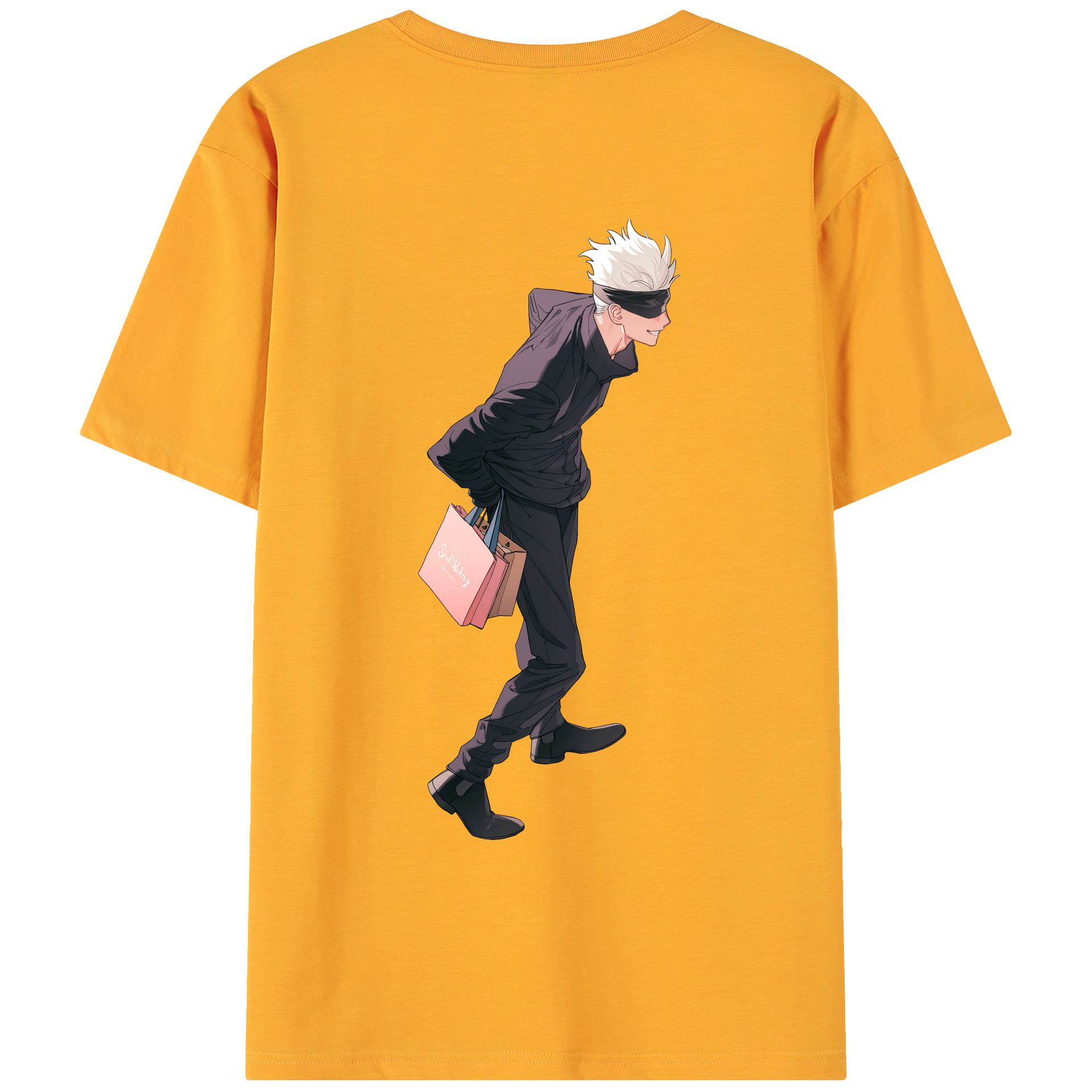 （画像用） 呪術廻戦 Jujutsu Kaisen 綿100％ メンズ半袖Tシャツ（バックプリント） 通気性