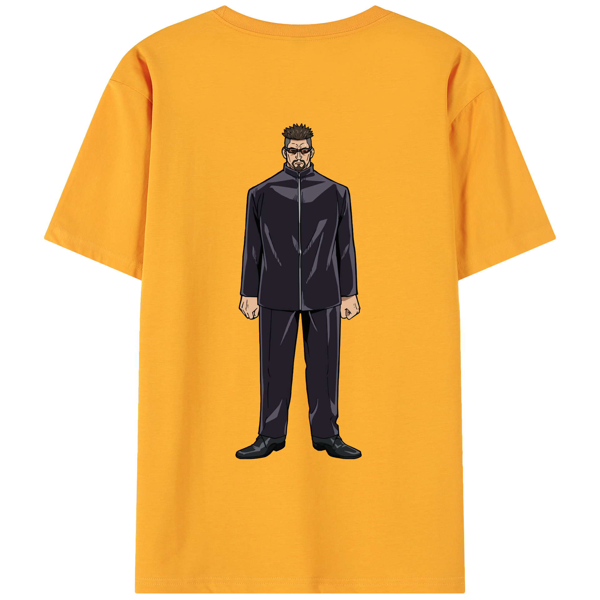 （画像用） 呪術廻戦 Jujutsu Kaisen 綿100％ メンズ半袖Tシャツ（バックプリント） 通気性
