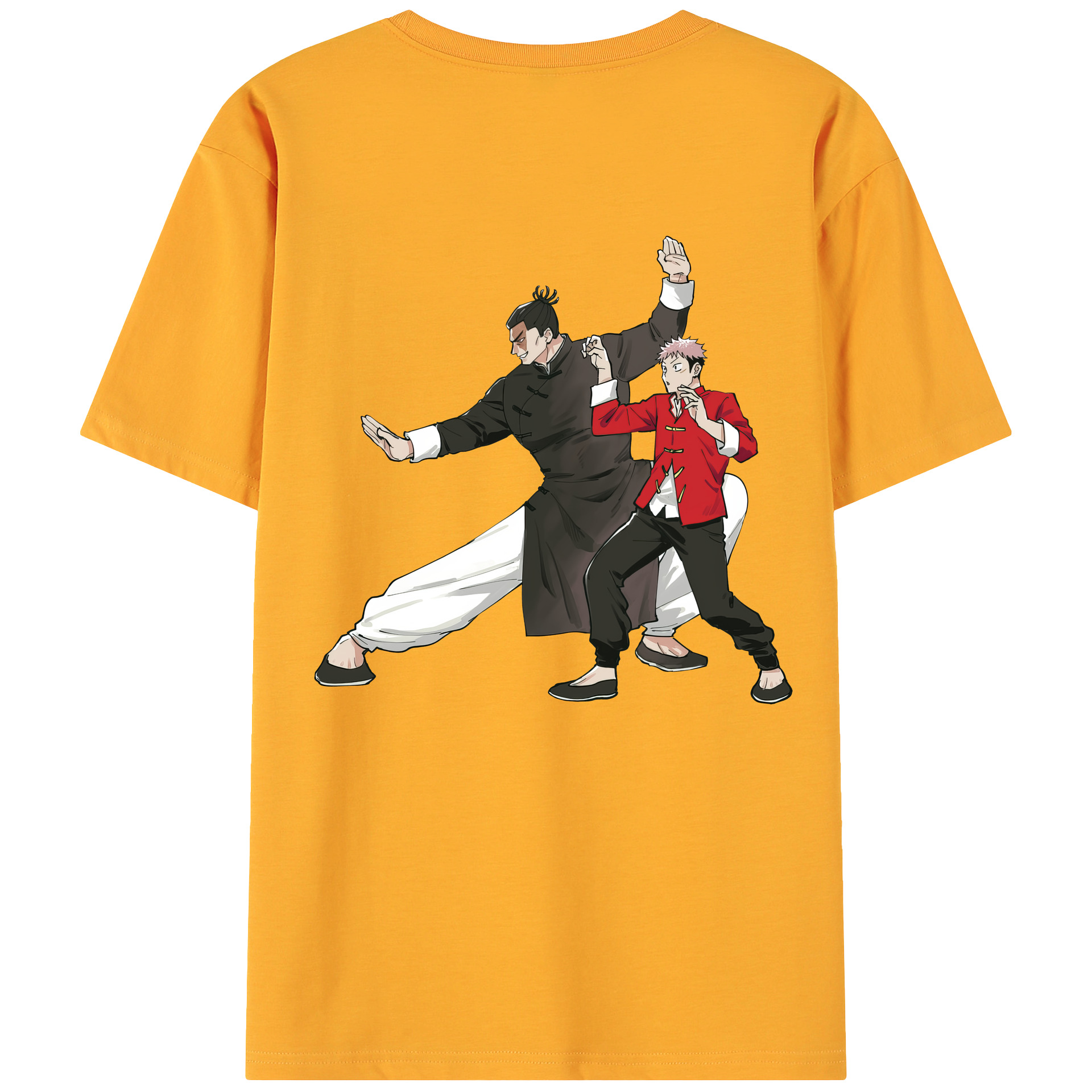 （画像用） 呪術廻戦 Jujutsu Kaisen 綿100％ メンズ半袖Tシャツ（バックプリント） 通気性