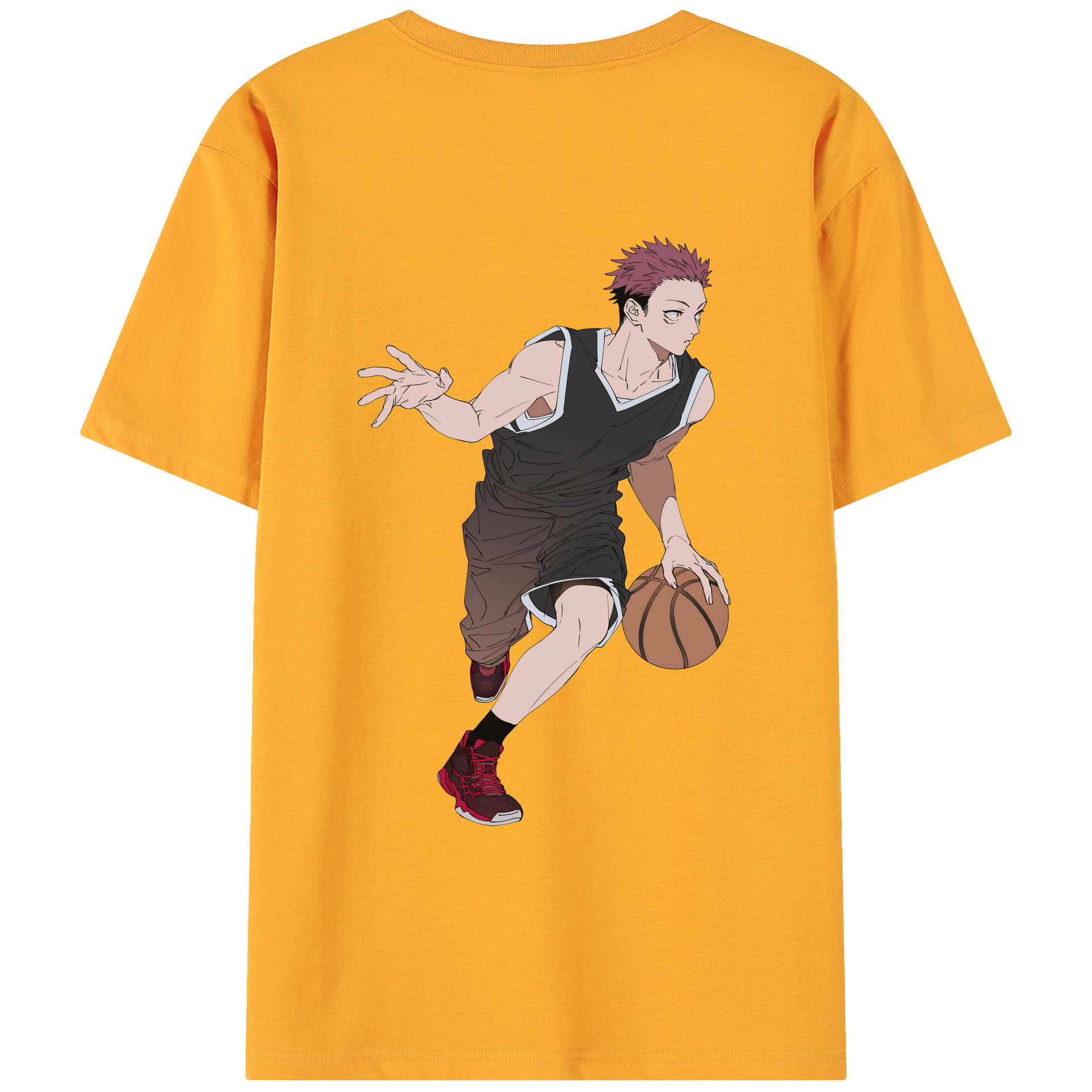 （画像用） 呪術廻戦 Jujutsu Kaisen 綿100％ メンズ半袖Tシャツ（バックプリント） 通気性