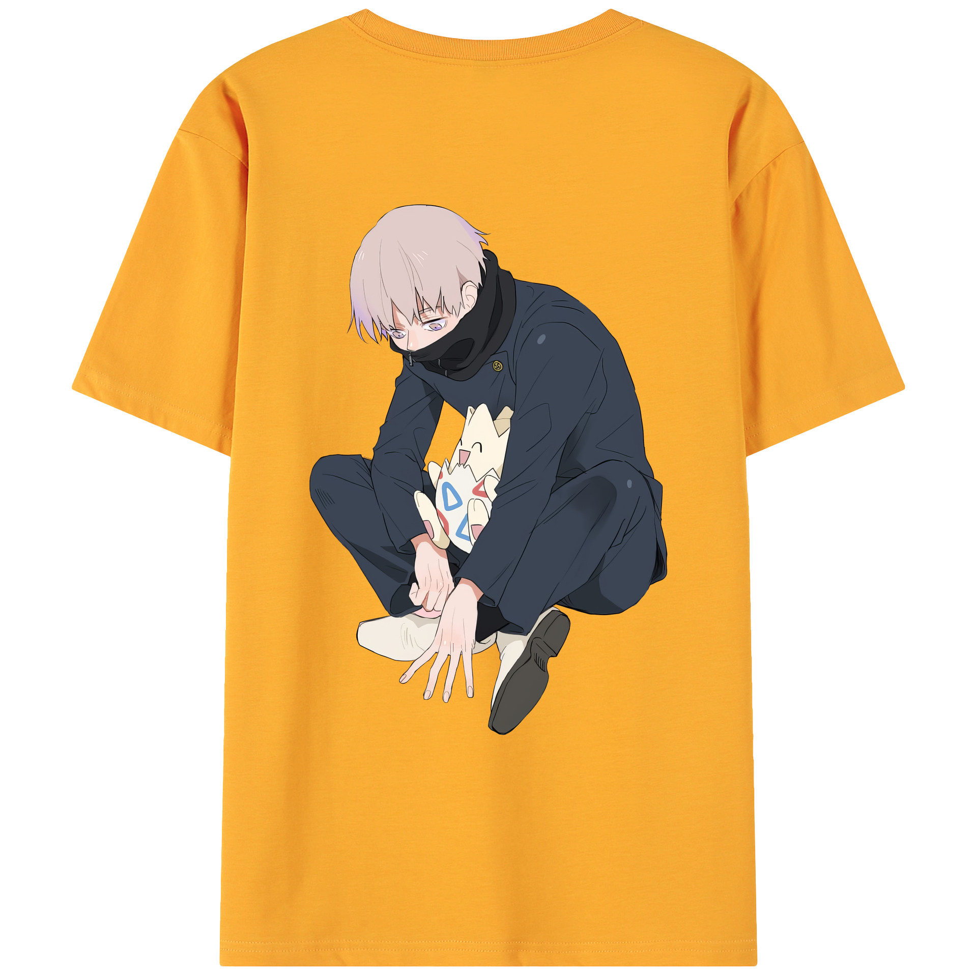 （画像用） 呪術廻戦 Jujutsu Kaisen 綿100％ メンズ半袖Tシャツ（バックプリント） 通気性
