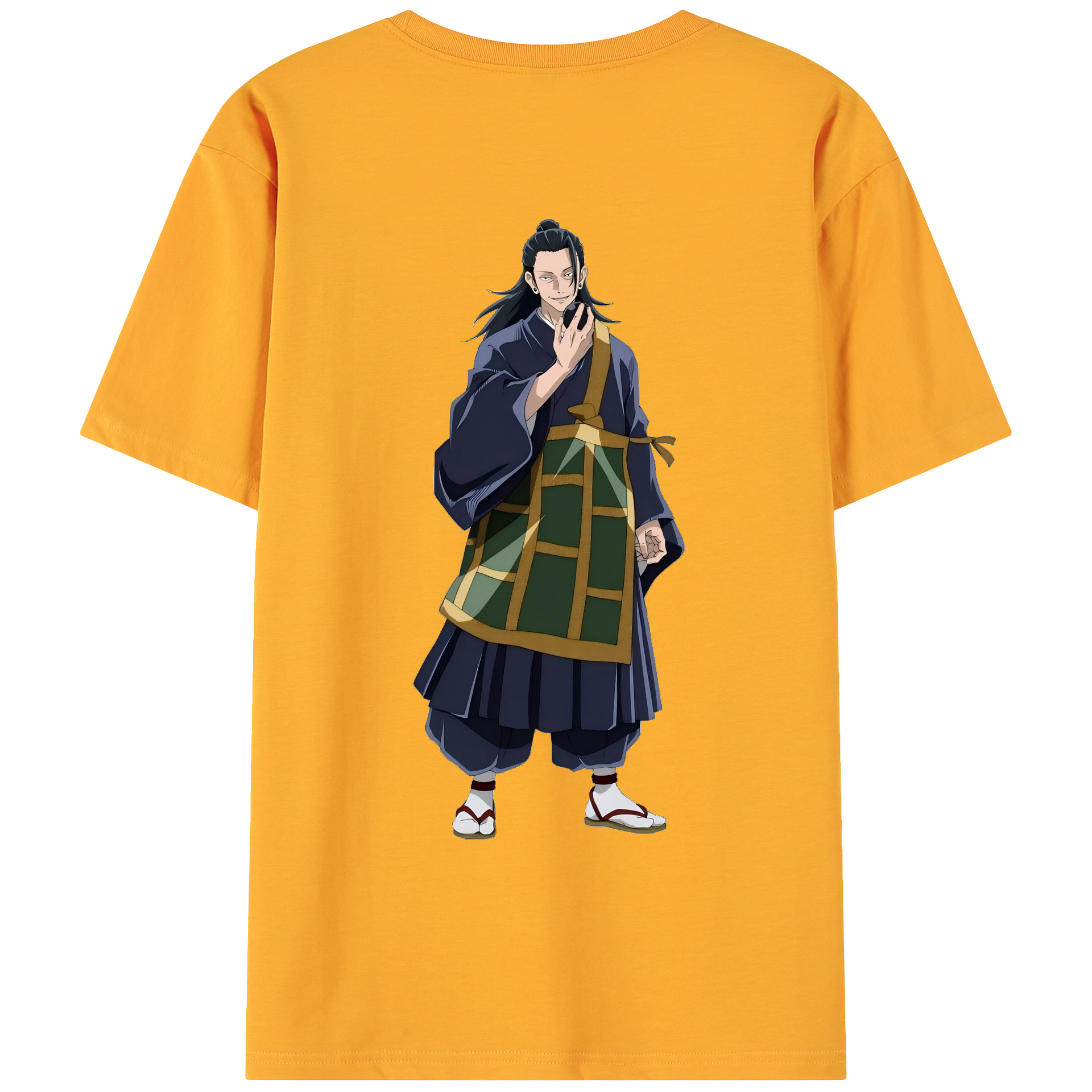 （画像用） 呪術廻戦 Jujutsu Kaisen 綿100％ メンズ半袖Tシャツ（バックプリント） 通気性