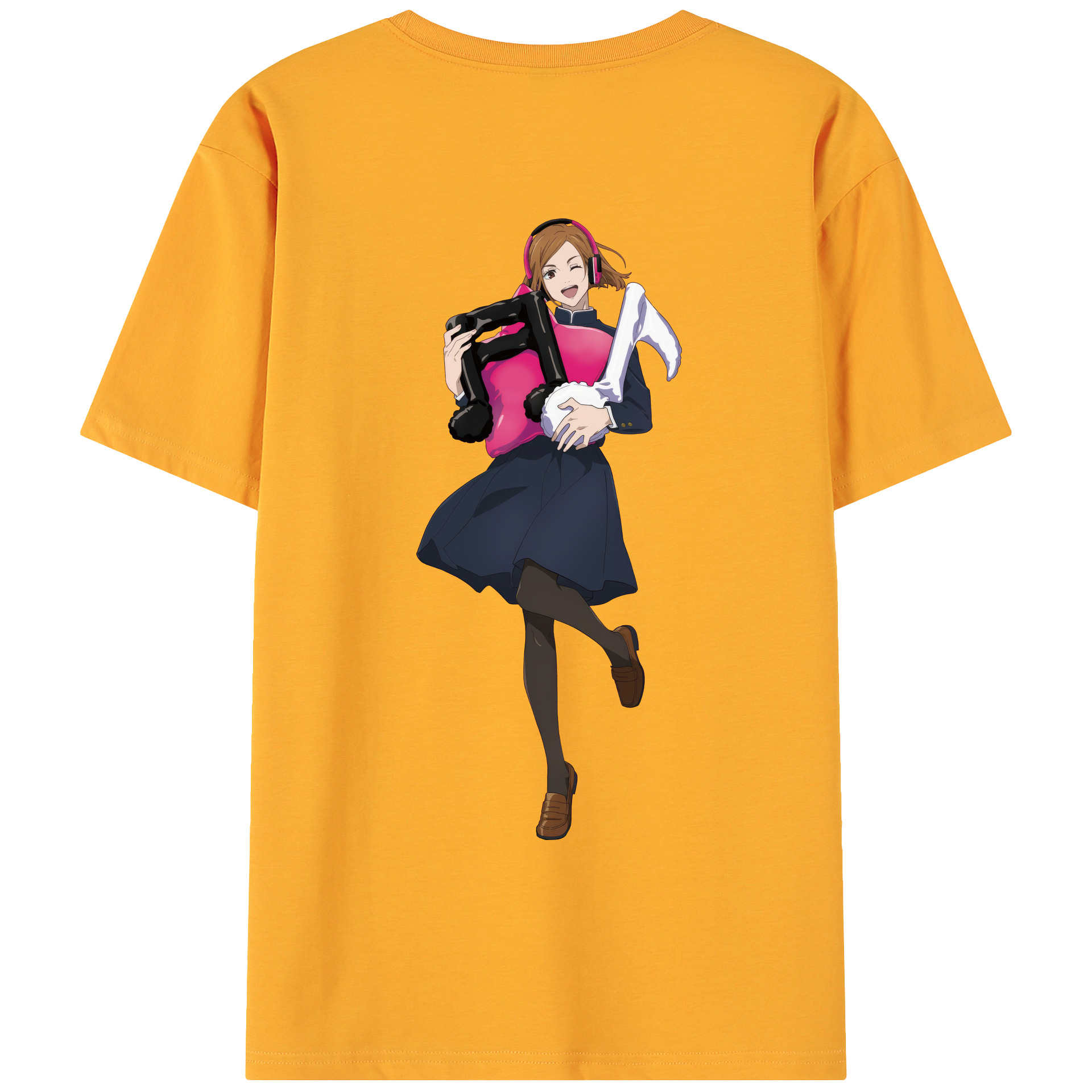 （画像用） 呪術廻戦 Jujutsu Kaisen 綿100％ メンズ半袖Tシャツ（バックプリント） 通気性