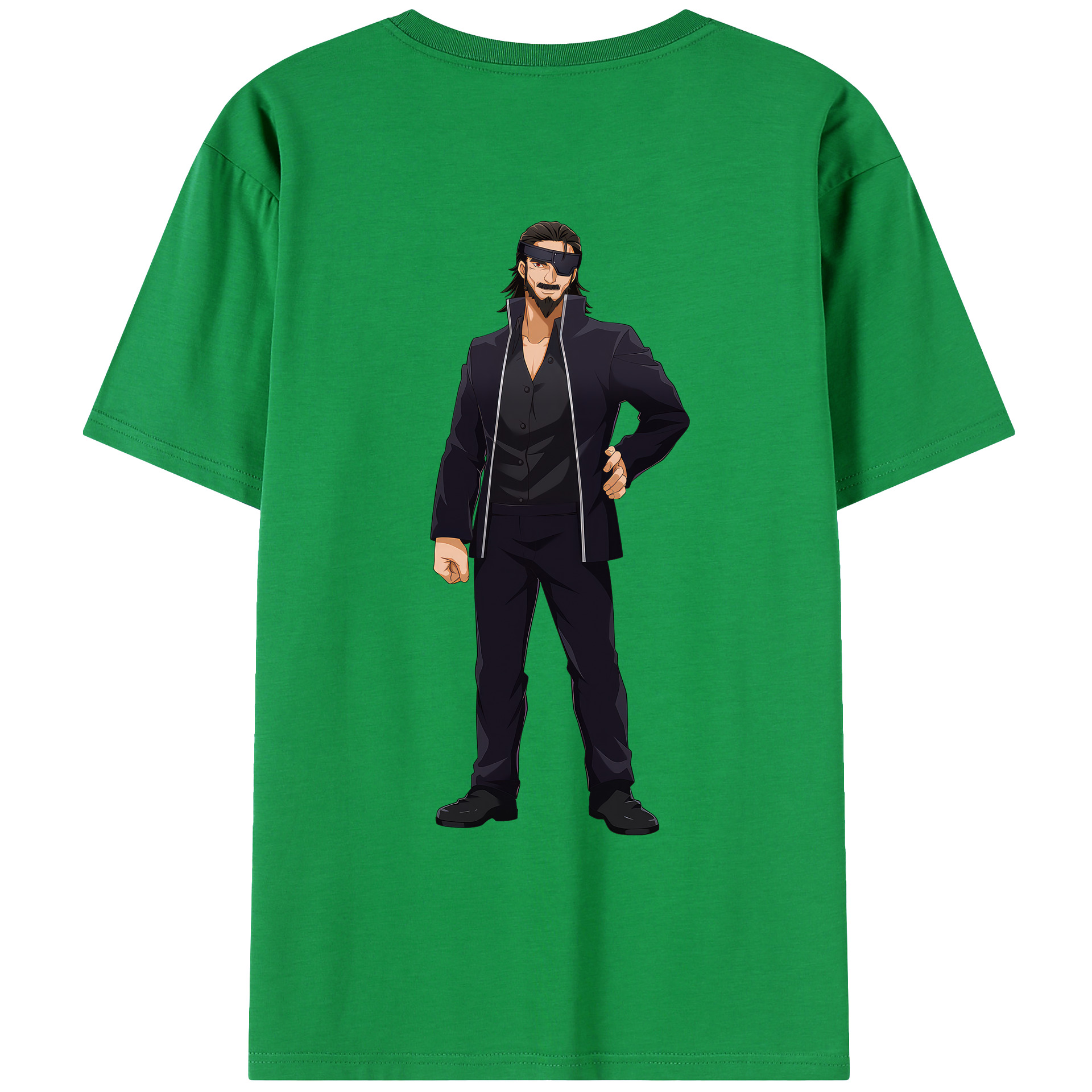 （画像用） 呪術廻戦 Jujutsu Kaisen 綿100％ メンズ半袖Tシャツ（バックプリント） 通気性