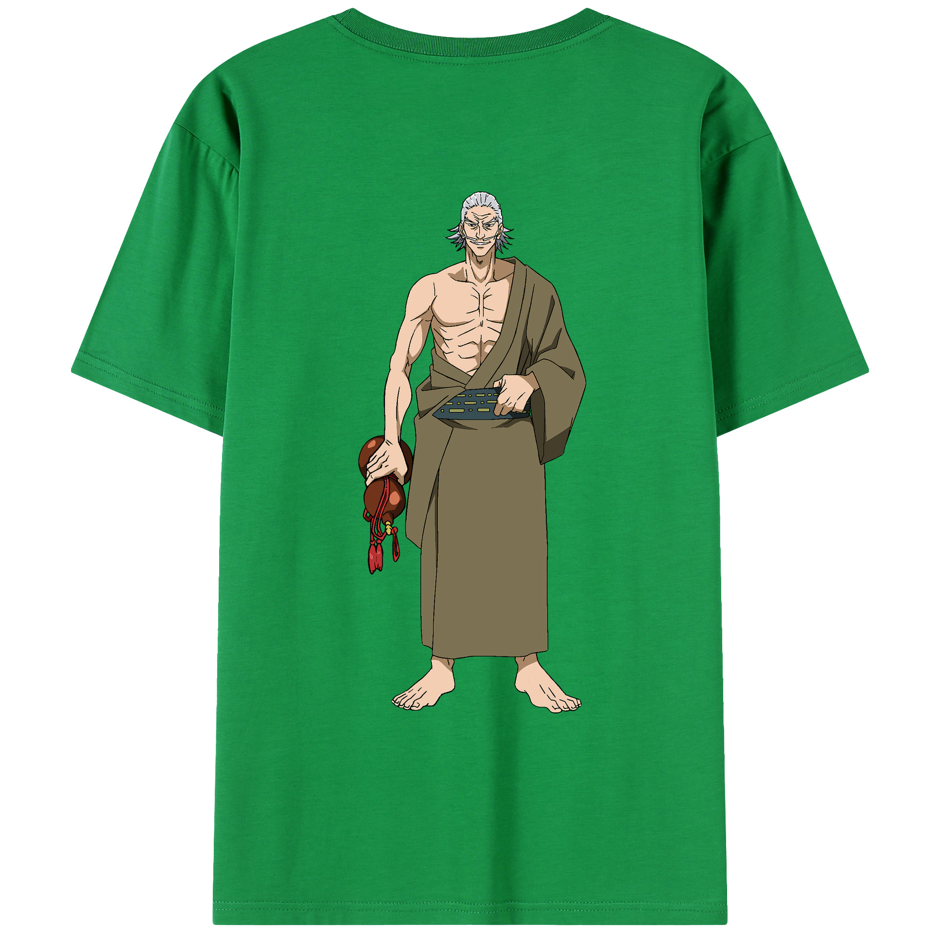 （画像用） 呪術廻戦 Jujutsu Kaisen 綿100％ メンズ半袖Tシャツ（バックプリント） 通気性