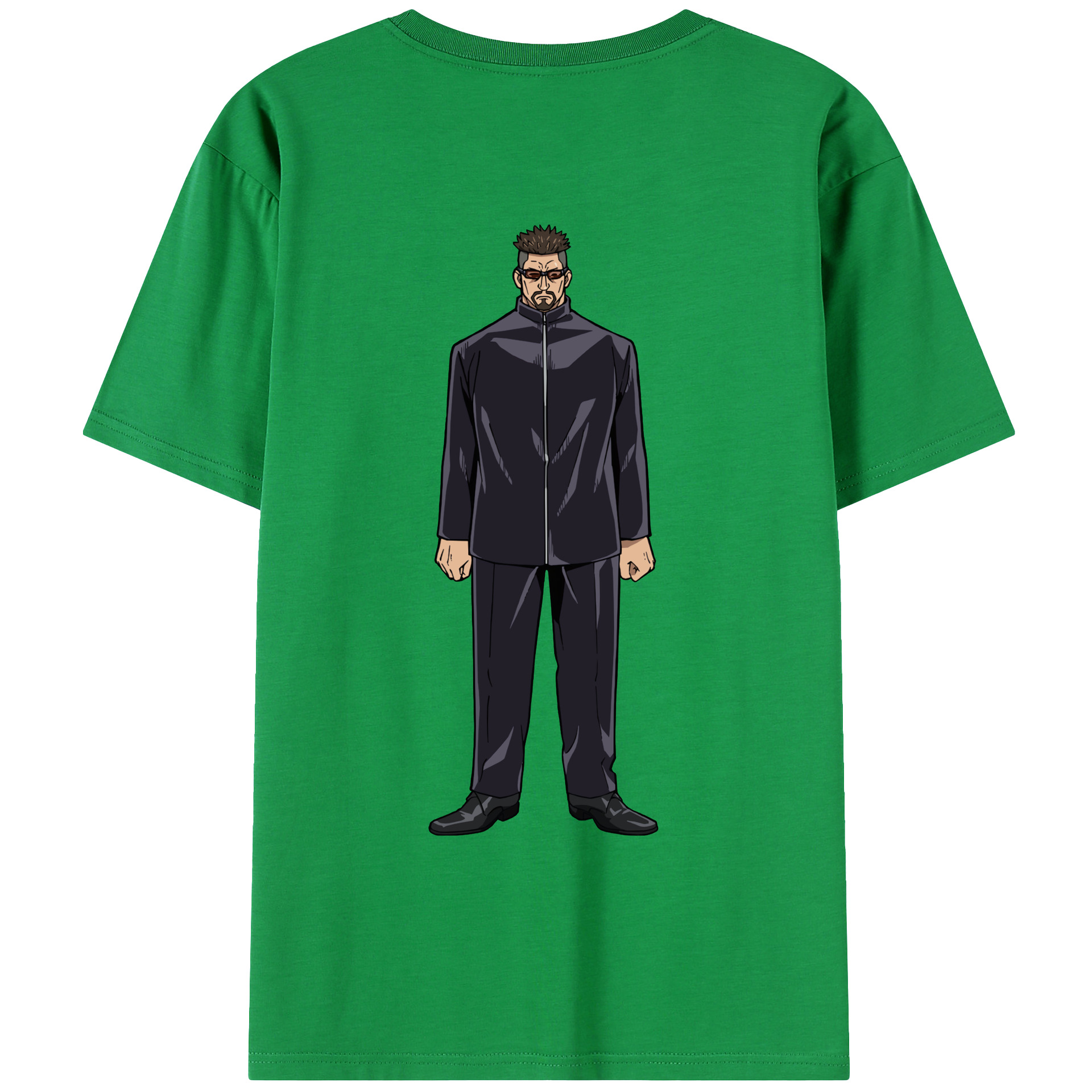（画像用） 呪術廻戦 Jujutsu Kaisen 綿100％ メンズ半袖Tシャツ（バックプリント） 通気性