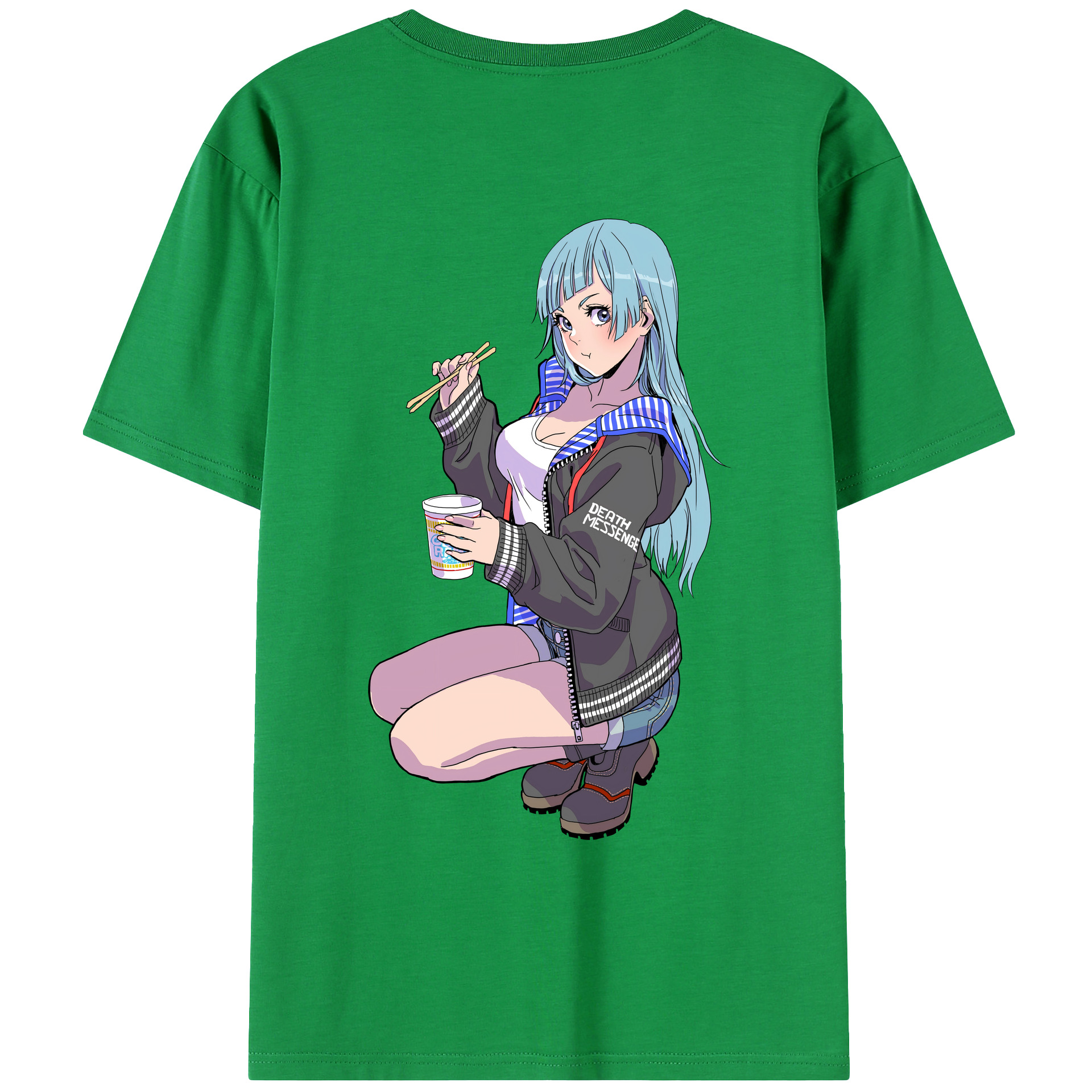 （画像用） 呪術廻戦 Jujutsu Kaisen 綿100％ メンズ半袖Tシャツ（バックプリント） 通気性