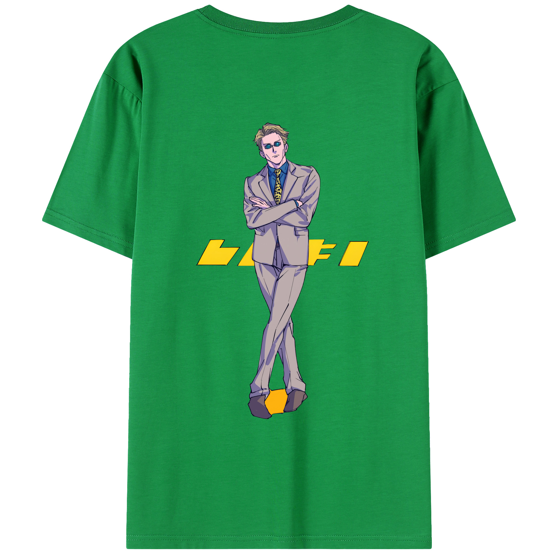 （画像用） 呪術廻戦 Jujutsu Kaisen 綿100％ メンズ半袖Tシャツ（バックプリント） 通気性