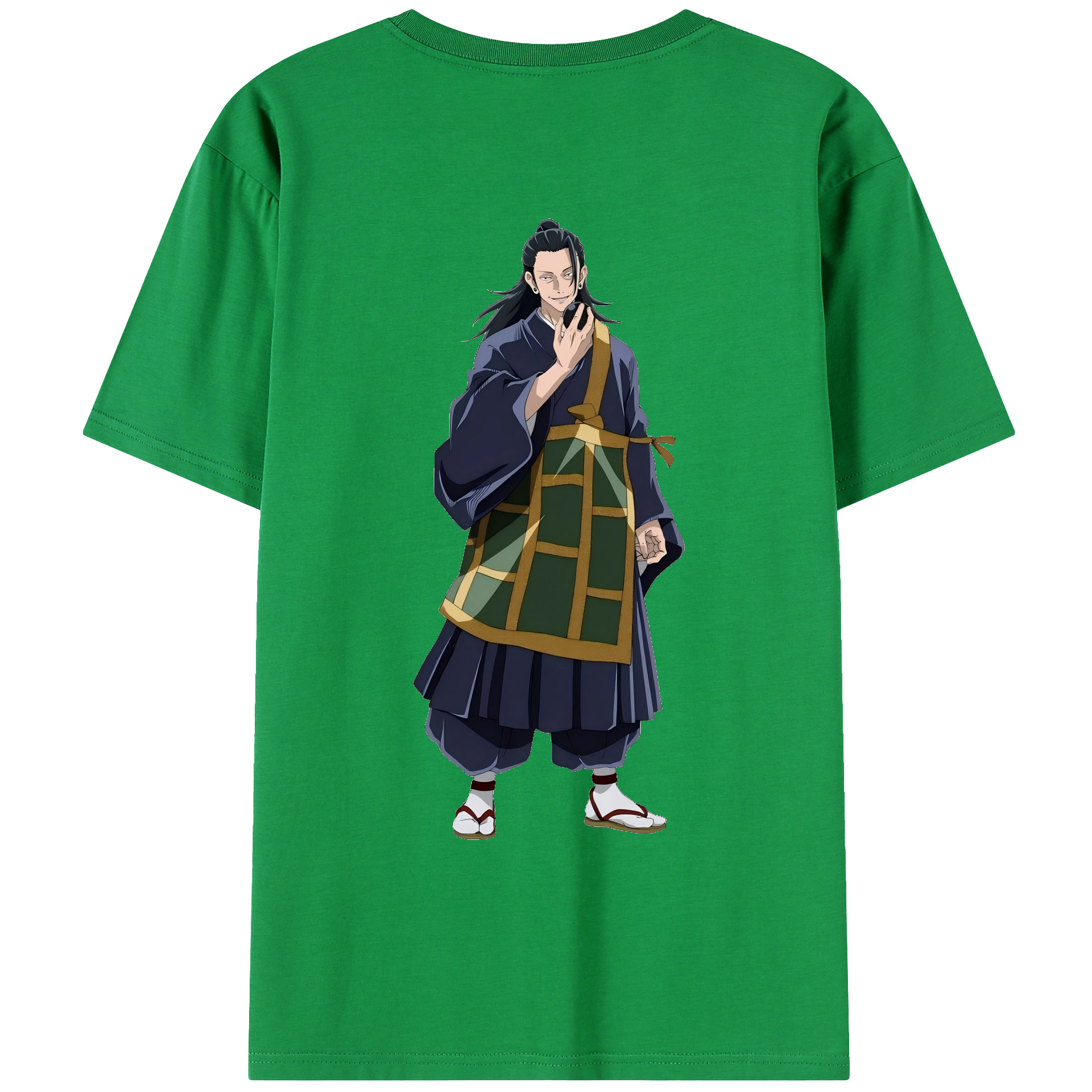 （画像用） 呪術廻戦 Jujutsu Kaisen 綿100％ メンズ半袖Tシャツ（バックプリント） 通気性