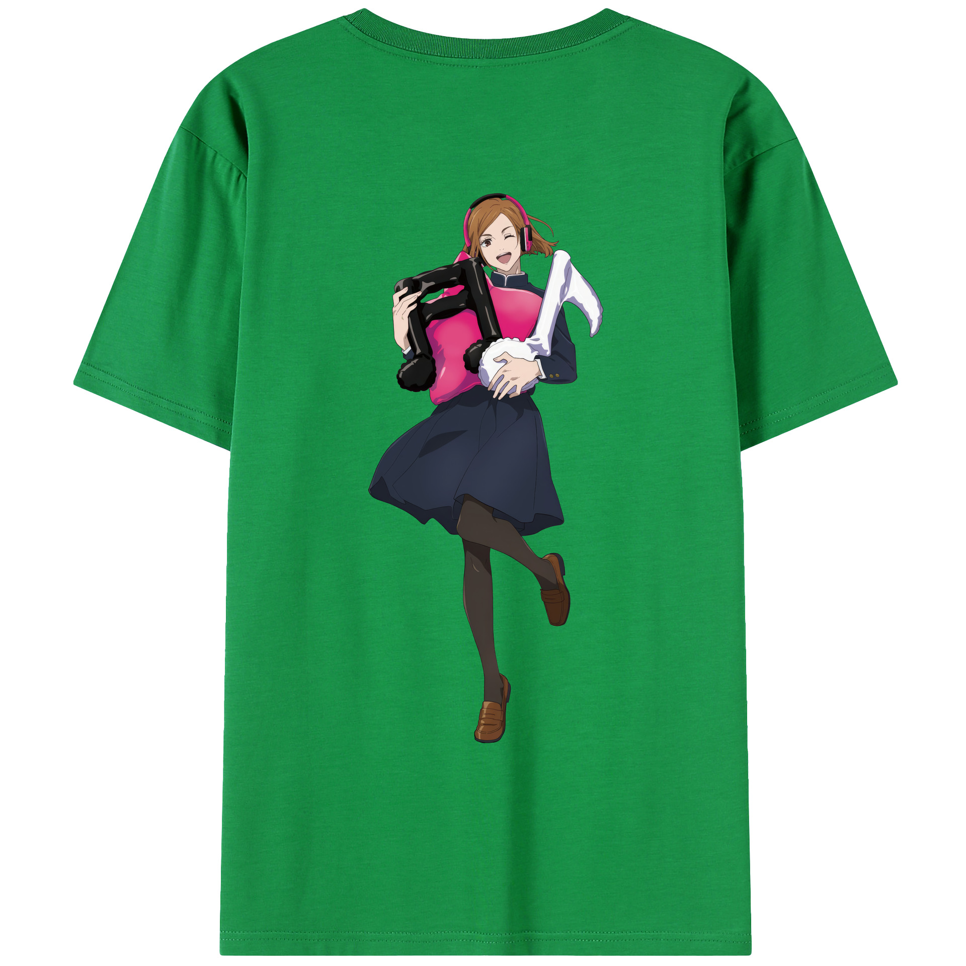 （画像用） 呪術廻戦 Jujutsu Kaisen 綿100％ メンズ半袖Tシャツ（バックプリント） 通気性