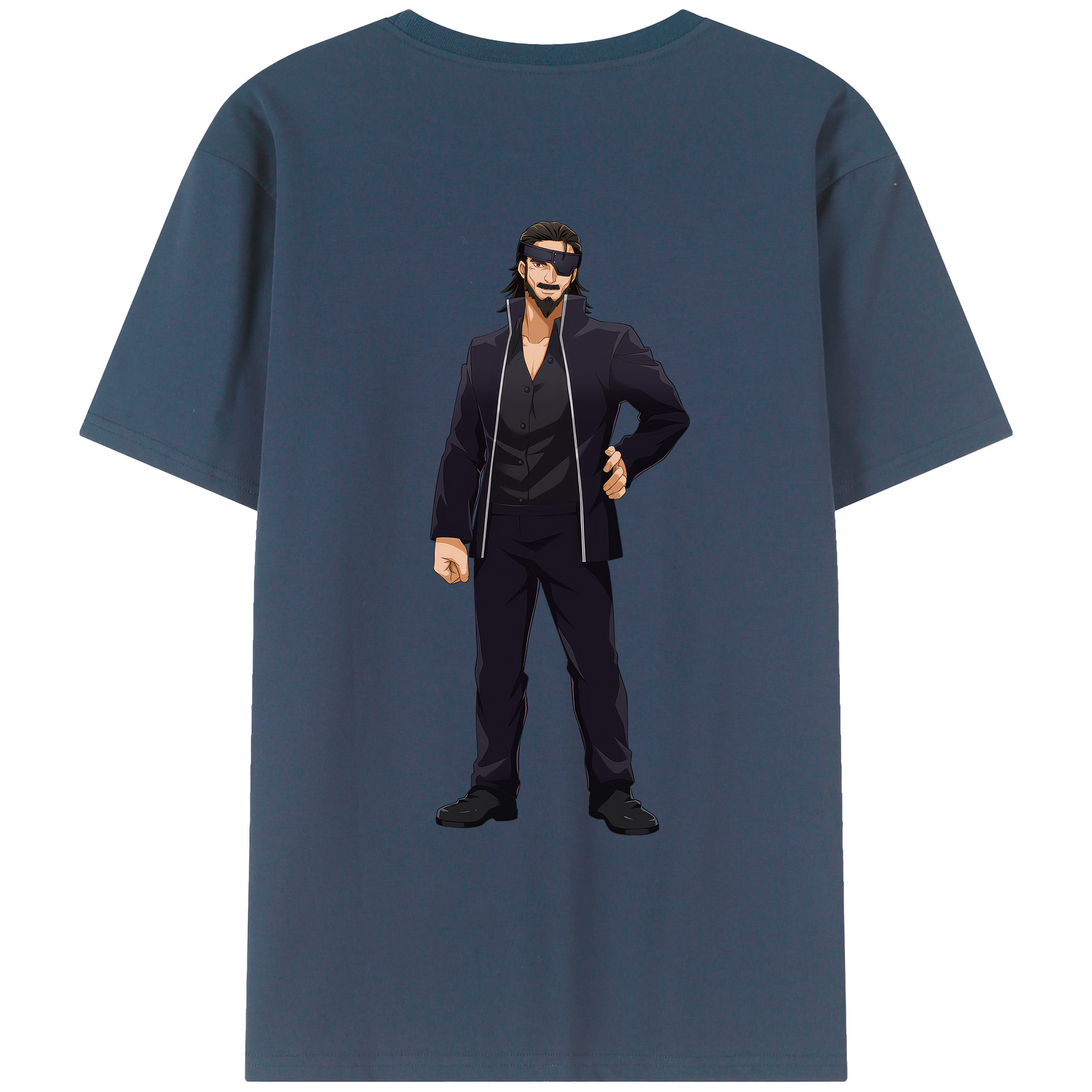（画像用） 呪術廻戦 Jujutsu Kaisen 綿100％ メンズ半袖Tシャツ（バックプリント） 通気性
