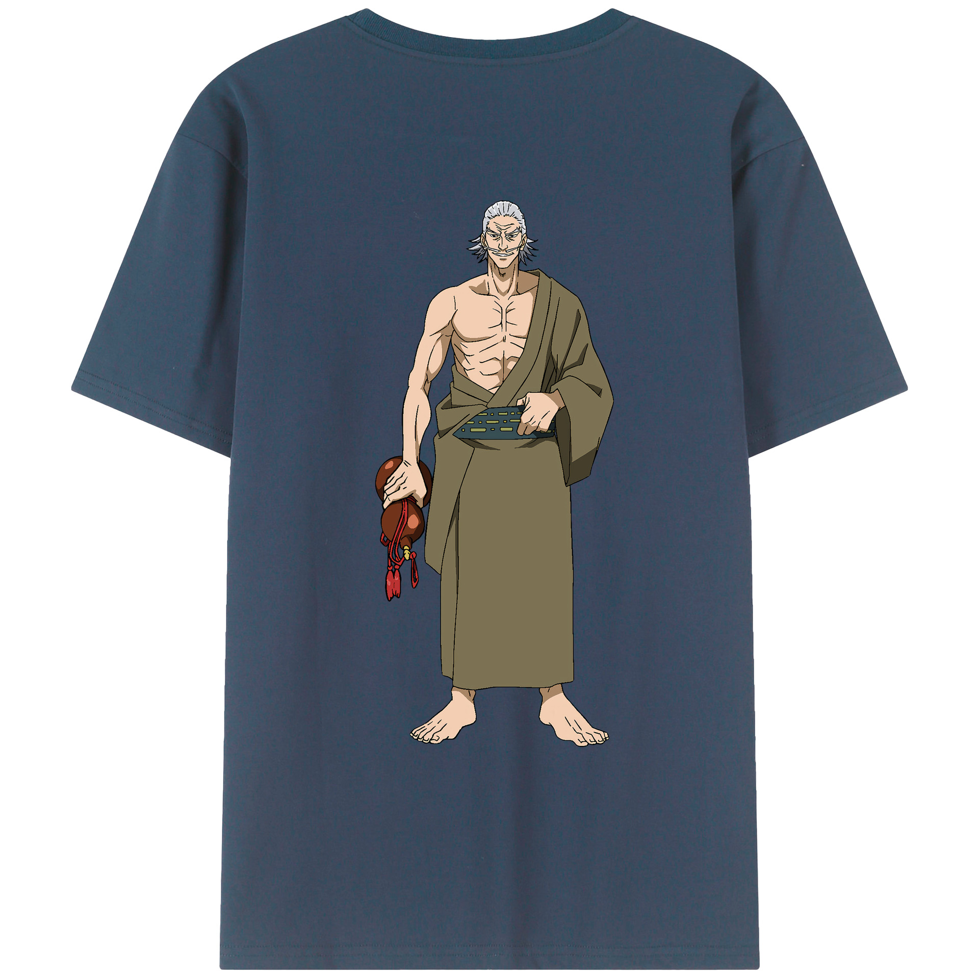 （画像用） 呪術廻戦 Jujutsu Kaisen 綿100％ メンズ半袖Tシャツ（バックプリント） 通気性