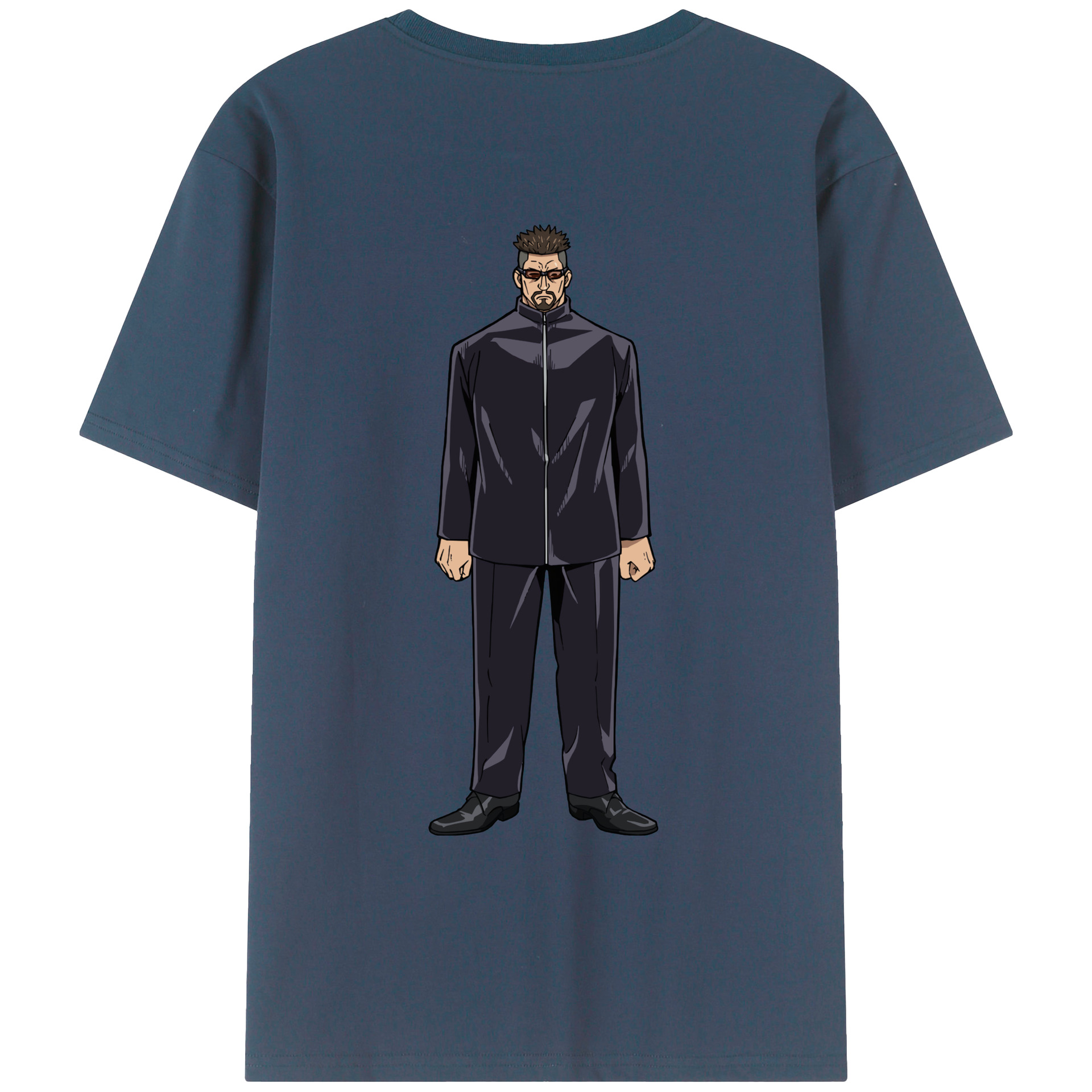 （画像用） 呪術廻戦 Jujutsu Kaisen 綿100％ メンズ半袖Tシャツ（バックプリント） 通気性