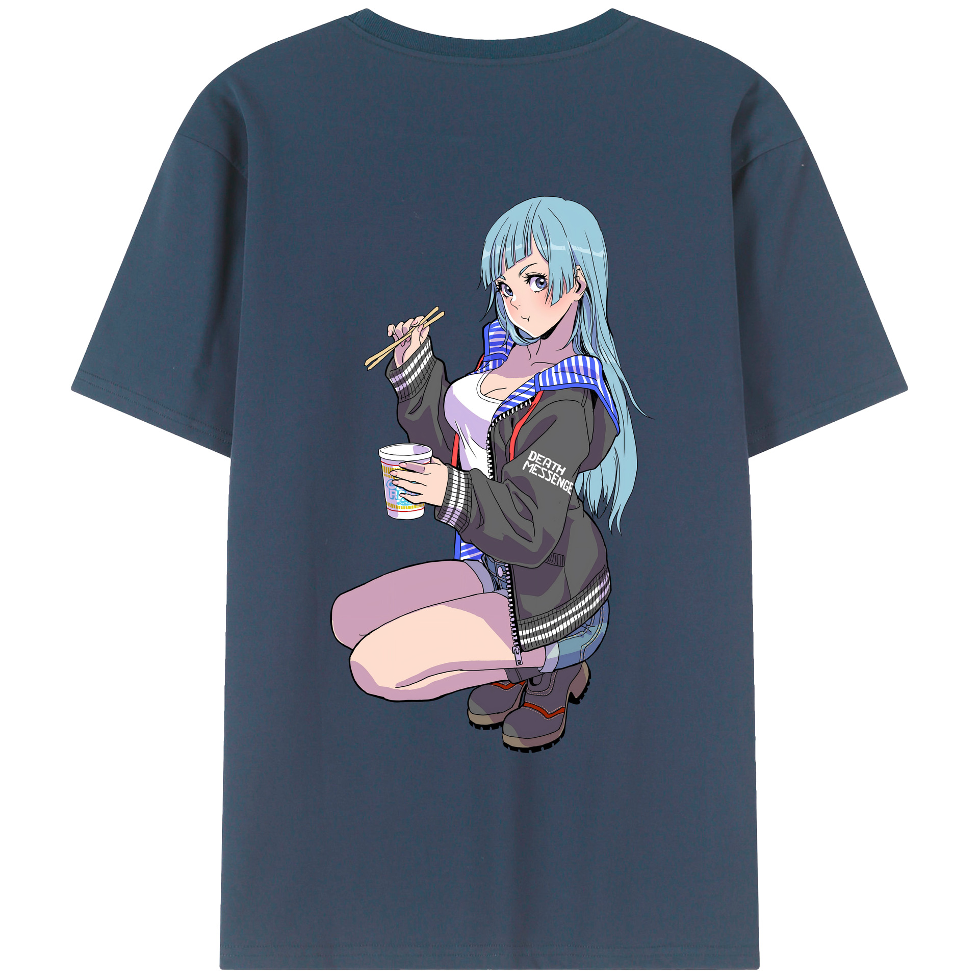 （画像用） 呪術廻戦 Jujutsu Kaisen 綿100％ メンズ半袖Tシャツ（バックプリント） 通気性