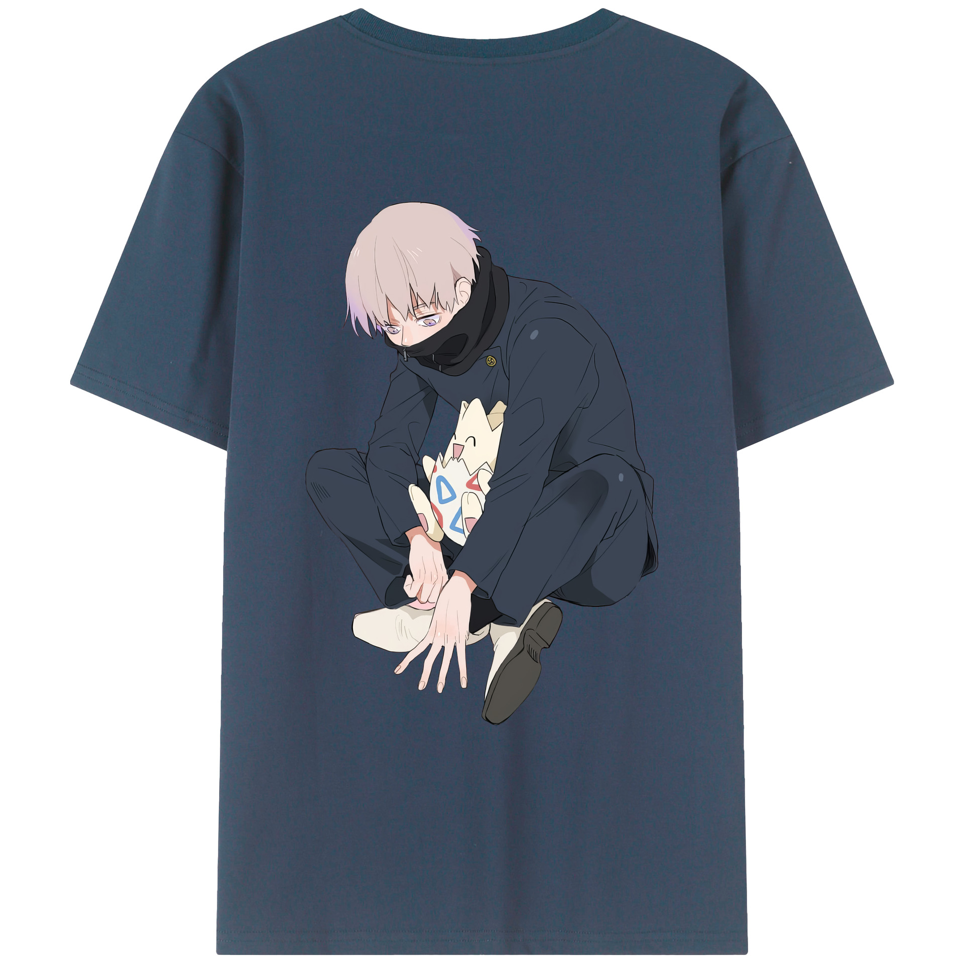 （画像用） 呪術廻戦 Jujutsu Kaisen 綿100％ メンズ半袖Tシャツ（バックプリント） 通気性