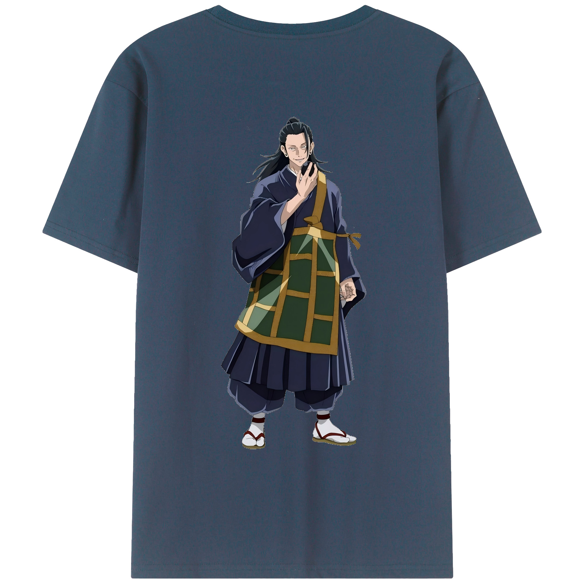 （画像用） 呪術廻戦 Jujutsu Kaisen 綿100％ メンズ半袖Tシャツ（バックプリント） 通気性