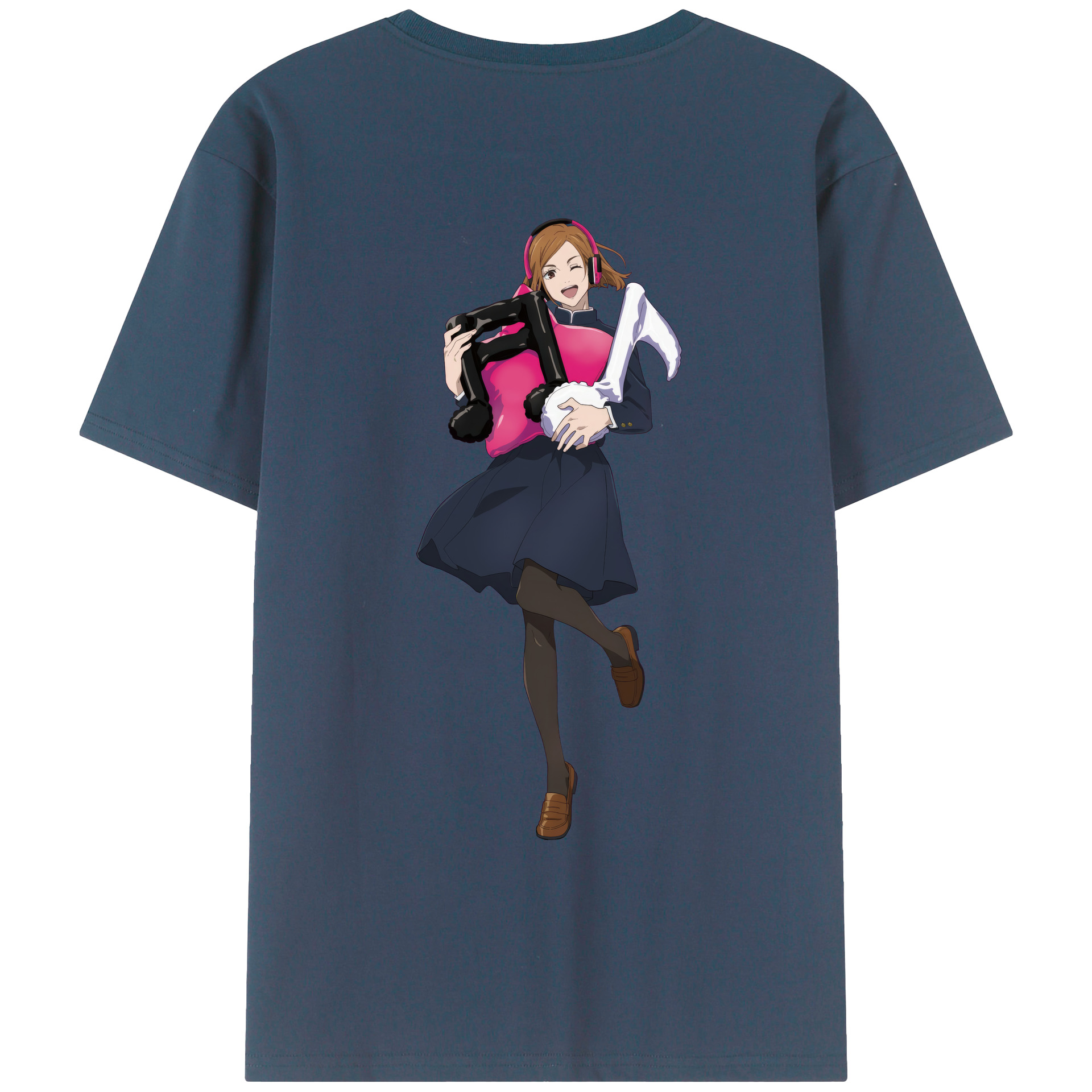 （画像用） 呪術廻戦 Jujutsu Kaisen 綿100％ メンズ半袖Tシャツ（バックプリント） 通気性