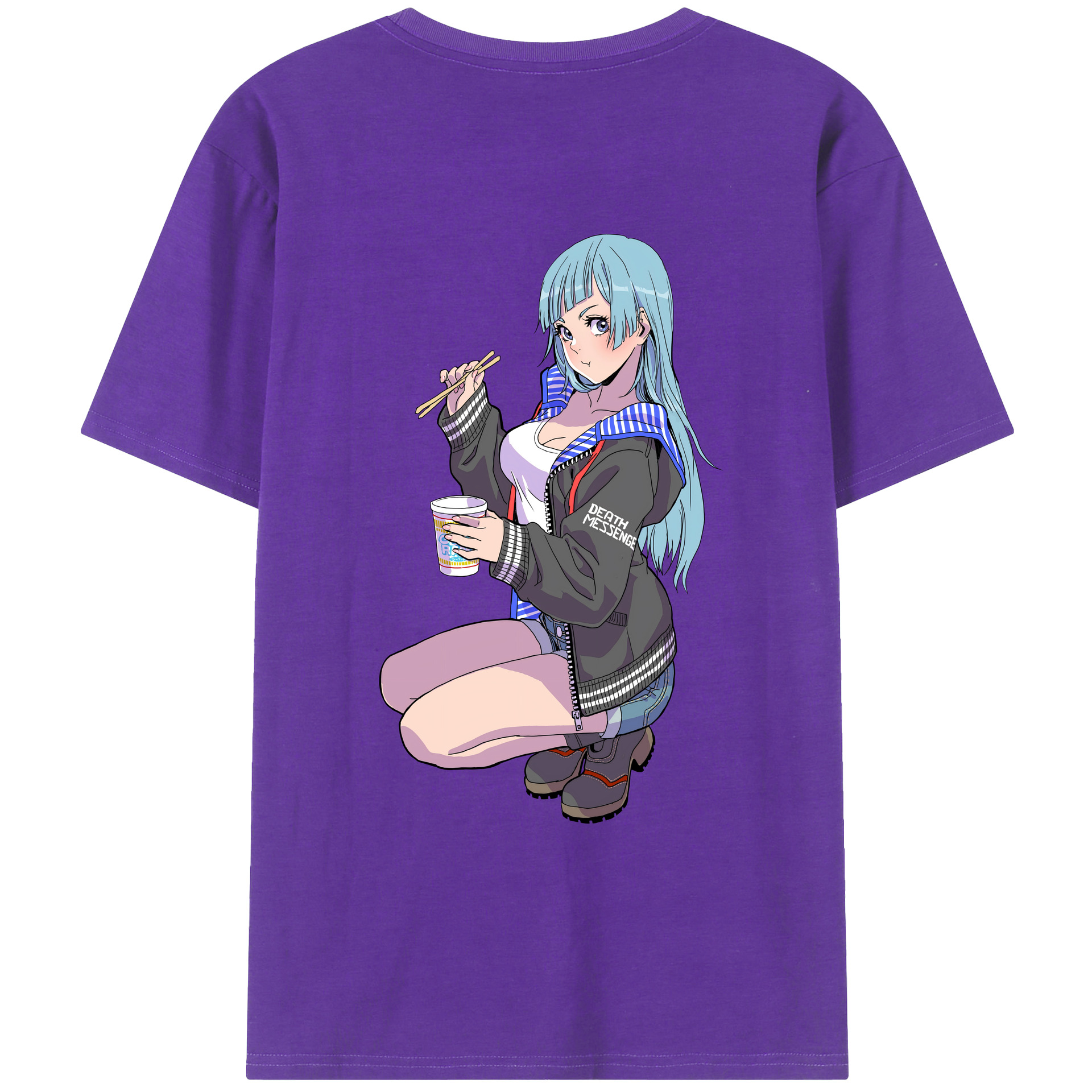 （画像用） 呪術廻戦 Jujutsu Kaisen 綿100％ メンズ半袖Tシャツ（バックプリント） 通気性
