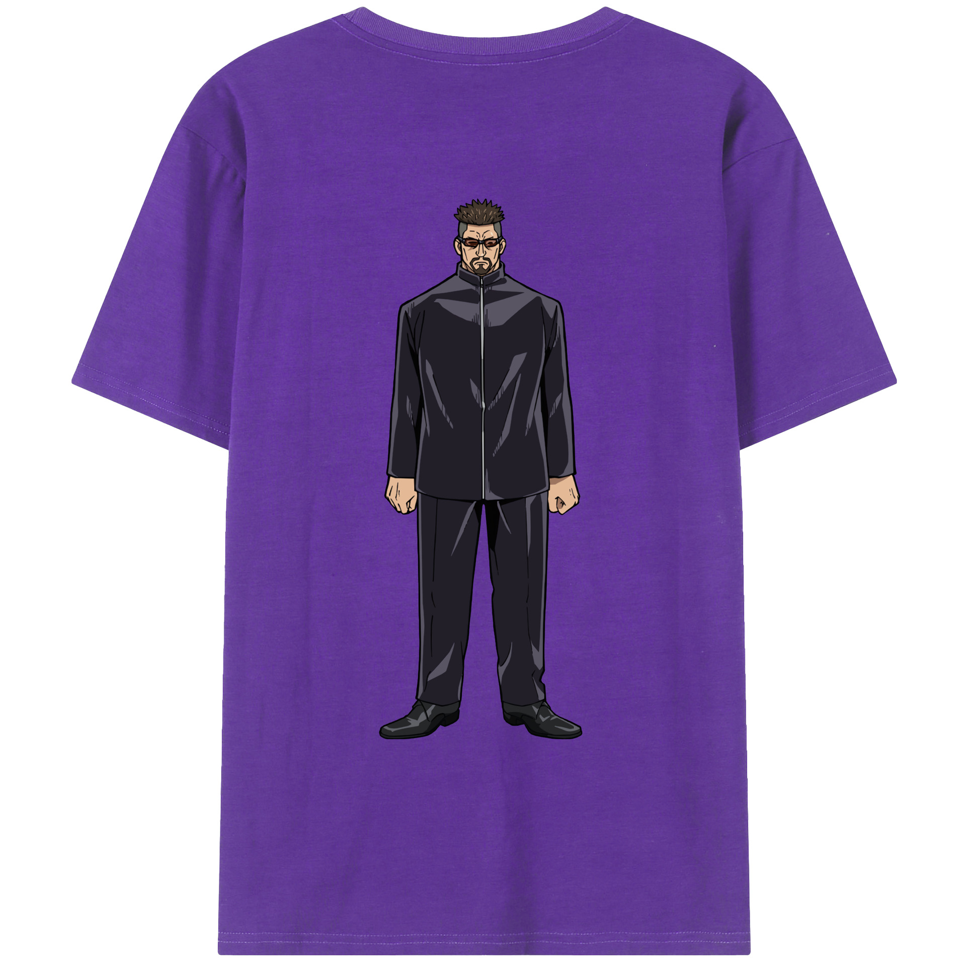 （画像用） 呪術廻戦 Jujutsu Kaisen 綿100％ メンズ半袖Tシャツ（バックプリント） 通気性
