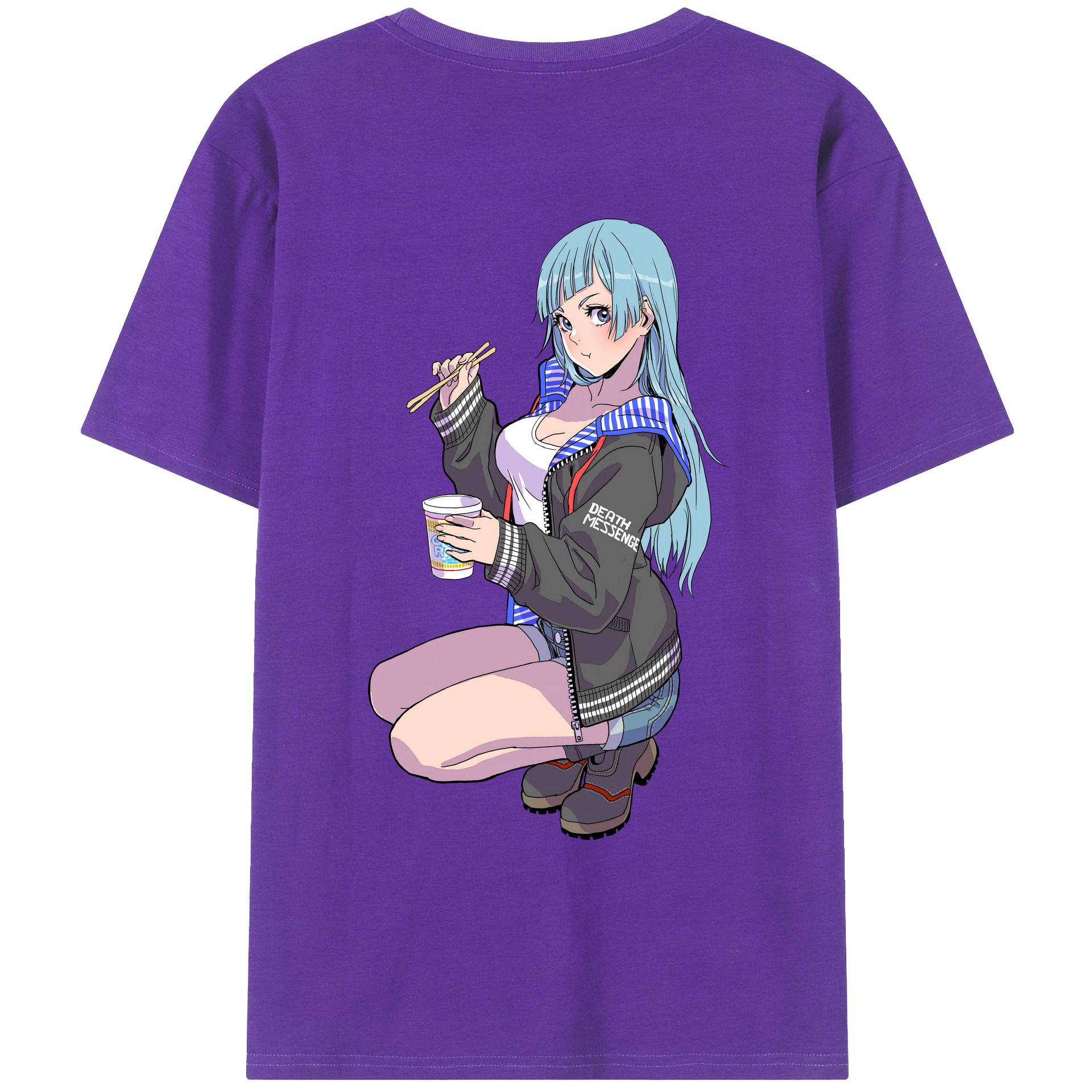 （画像用） 呪術廻戦 Jujutsu Kaisen 綿100％ メンズ半袖Tシャツ（バックプリント） 通気性