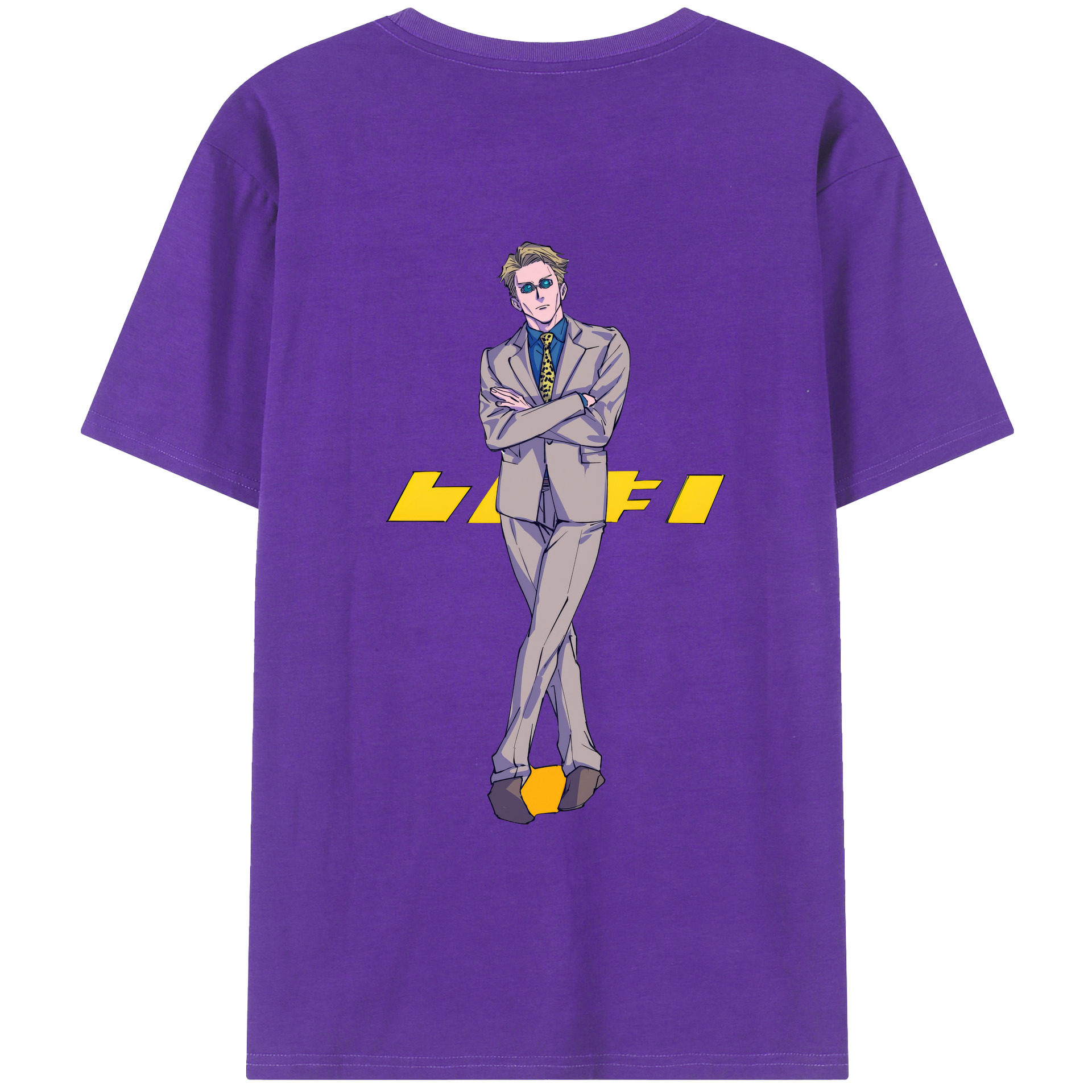 （画像用） 呪術廻戦 Jujutsu Kaisen 綿100％ メンズ半袖Tシャツ（バックプリント） 通気性