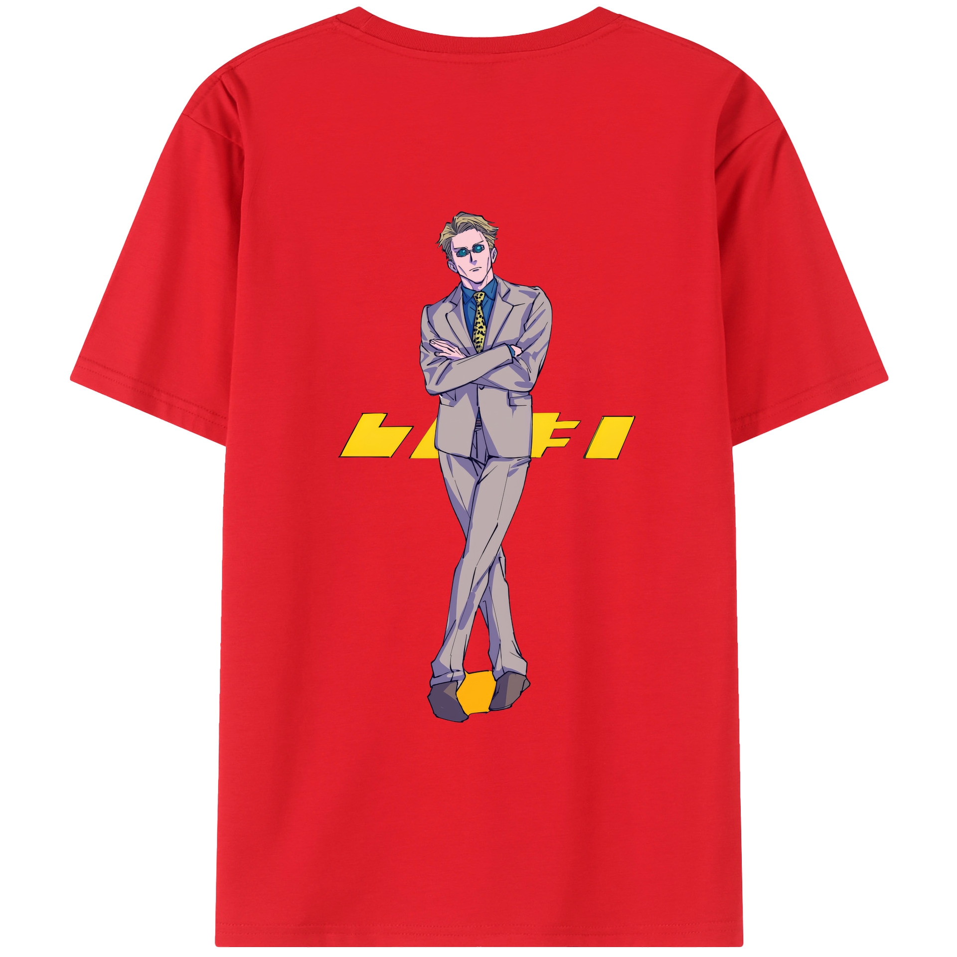 （画像用） 呪術廻戦 Jujutsu Kaisen 綿100％ メンズ半袖Tシャツ（バックプリント） 通気性