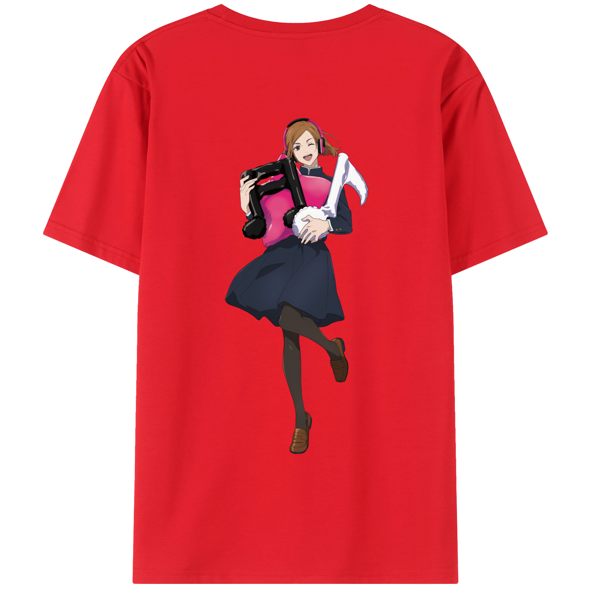 （画像用） 呪術廻戦 Jujutsu Kaisen 綿100％ メンズ半袖Tシャツ（バックプリント） 通気性