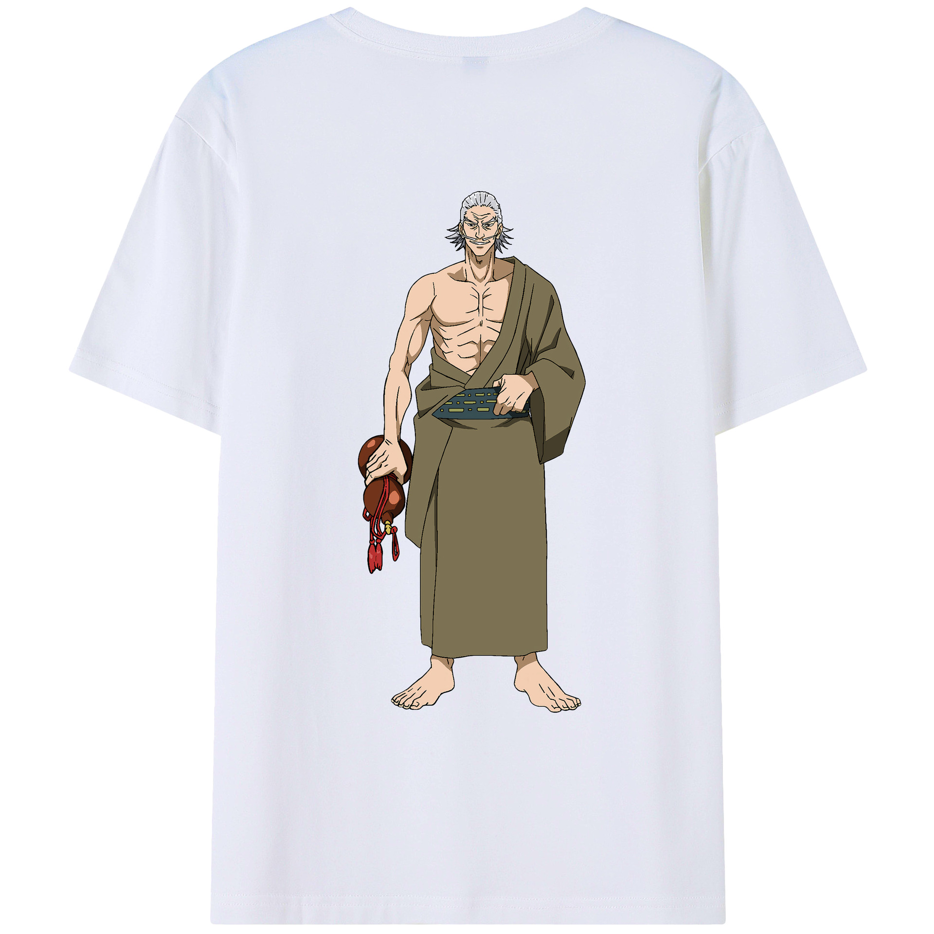 （画像用） 呪術廻戦 Jujutsu Kaisen 綿100％ メンズ半袖Tシャツ（バックプリント） 通気性