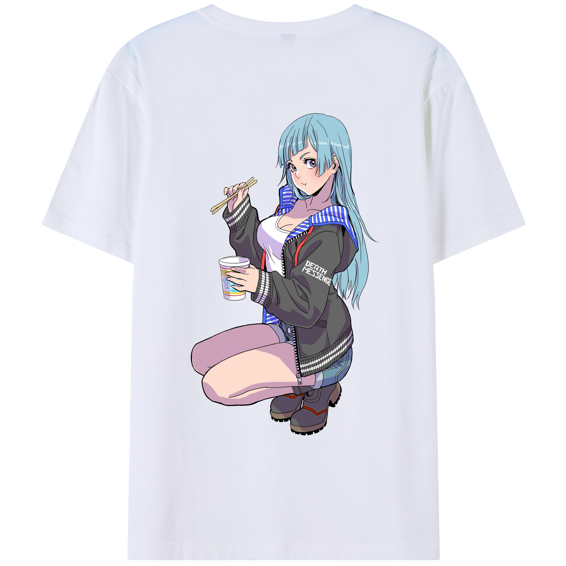 （画像用） 呪術廻戦 Jujutsu Kaisen 綿100％ メンズ半袖Tシャツ（バックプリント） 通気性