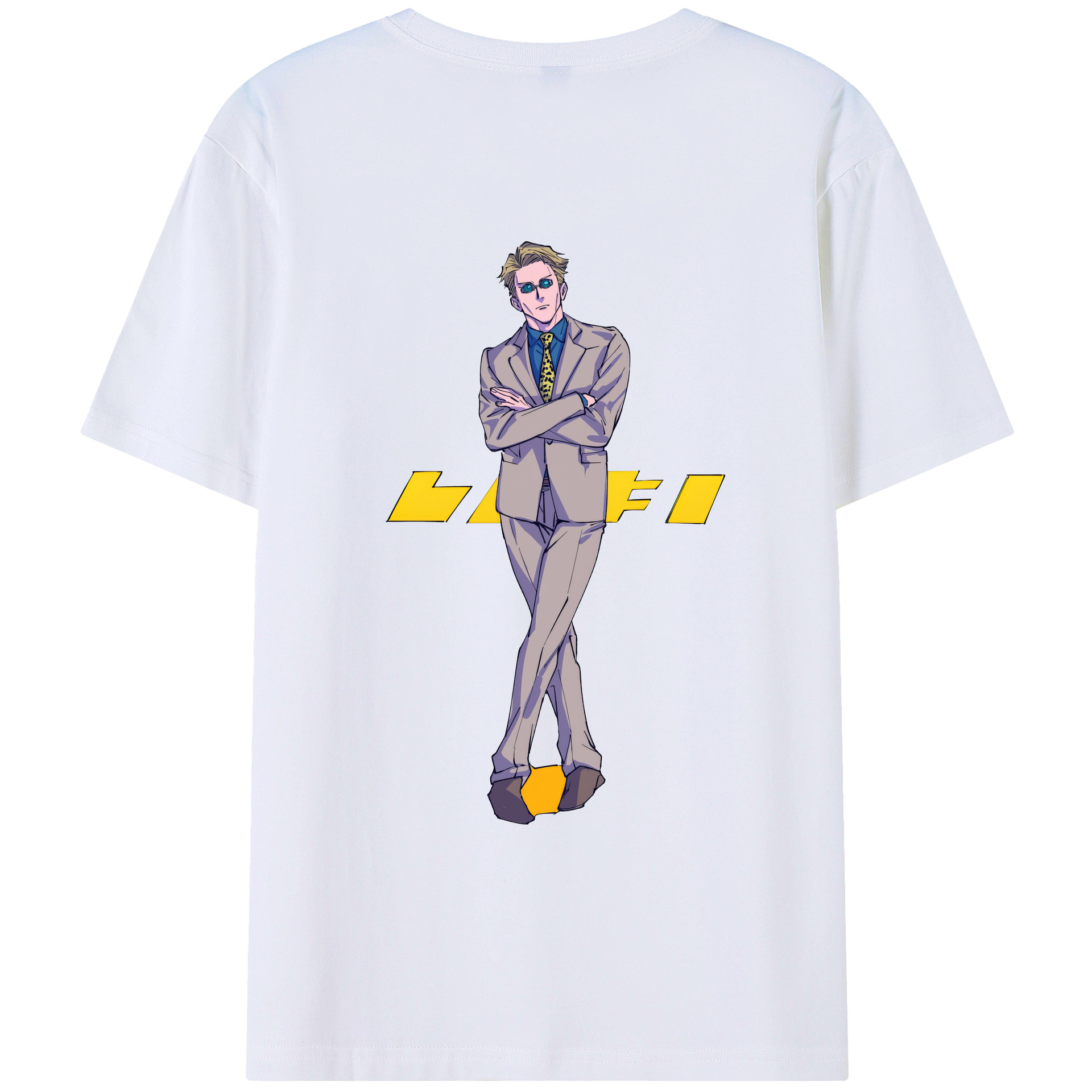 （画像用） 呪術廻戦 Jujutsu Kaisen 綿100％ メンズ半袖Tシャツ（バックプリント） 通気性