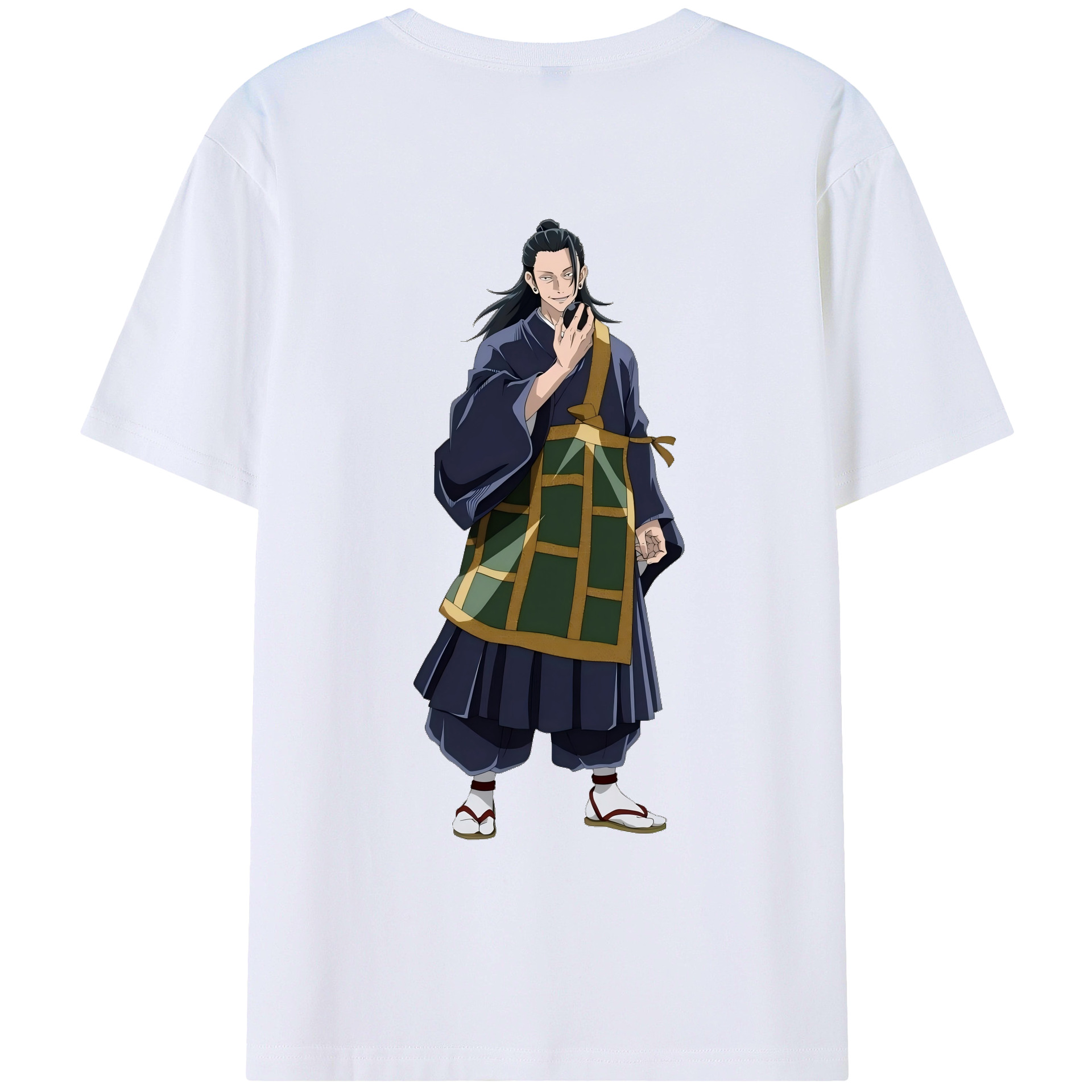 （画像用） 呪術廻戦 Jujutsu Kaisen 綿100％ メンズ半袖Tシャツ（バックプリント） 通気性