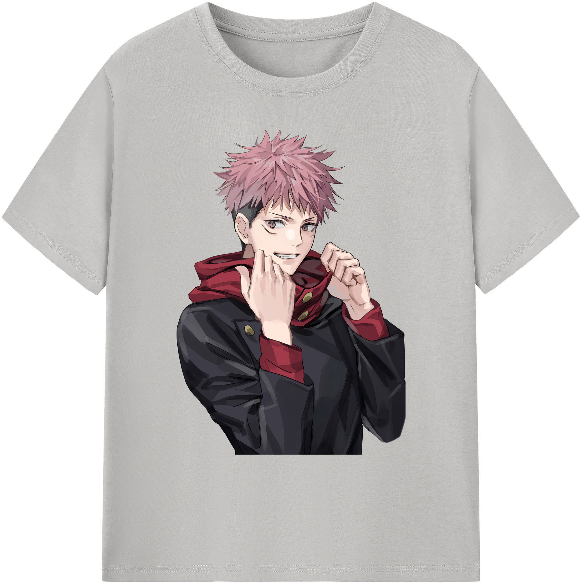 （画像用） 呪術廻戦 Jujutsu Kaisen 綿100％ メンズ半袖Tシャツ｜肌触りやわらか＆通気性
