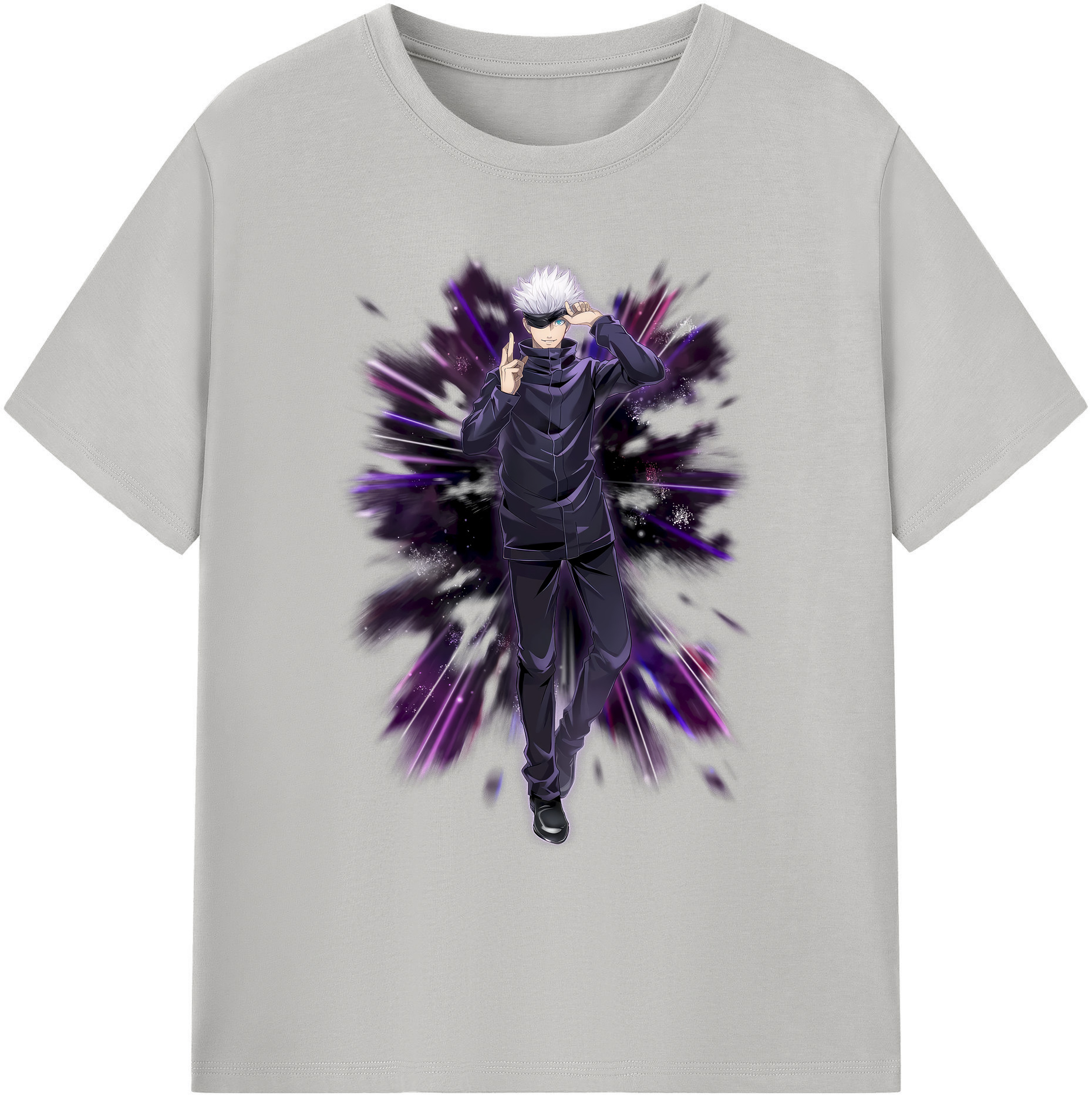 （画像用） 呪術廻戦 Jujutsu Kaisen 綿100％ メンズ半袖Tシャツ｜肌触りやわらか＆通気性
