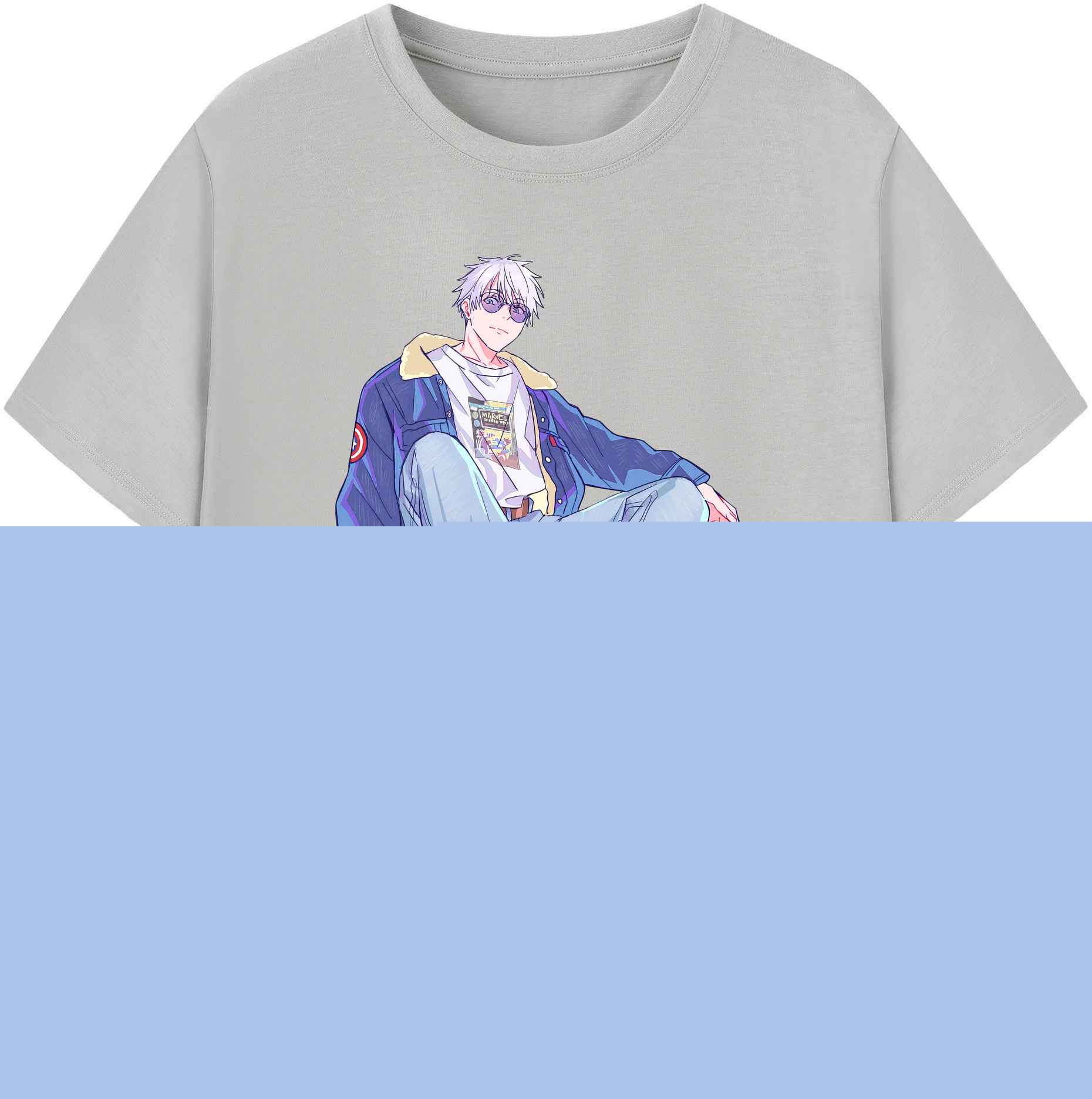 （画像用） 呪術廻戦 Jujutsu Kaisen 綿100％ メンズ半袖Tシャツ｜肌触りやわらか＆通気性