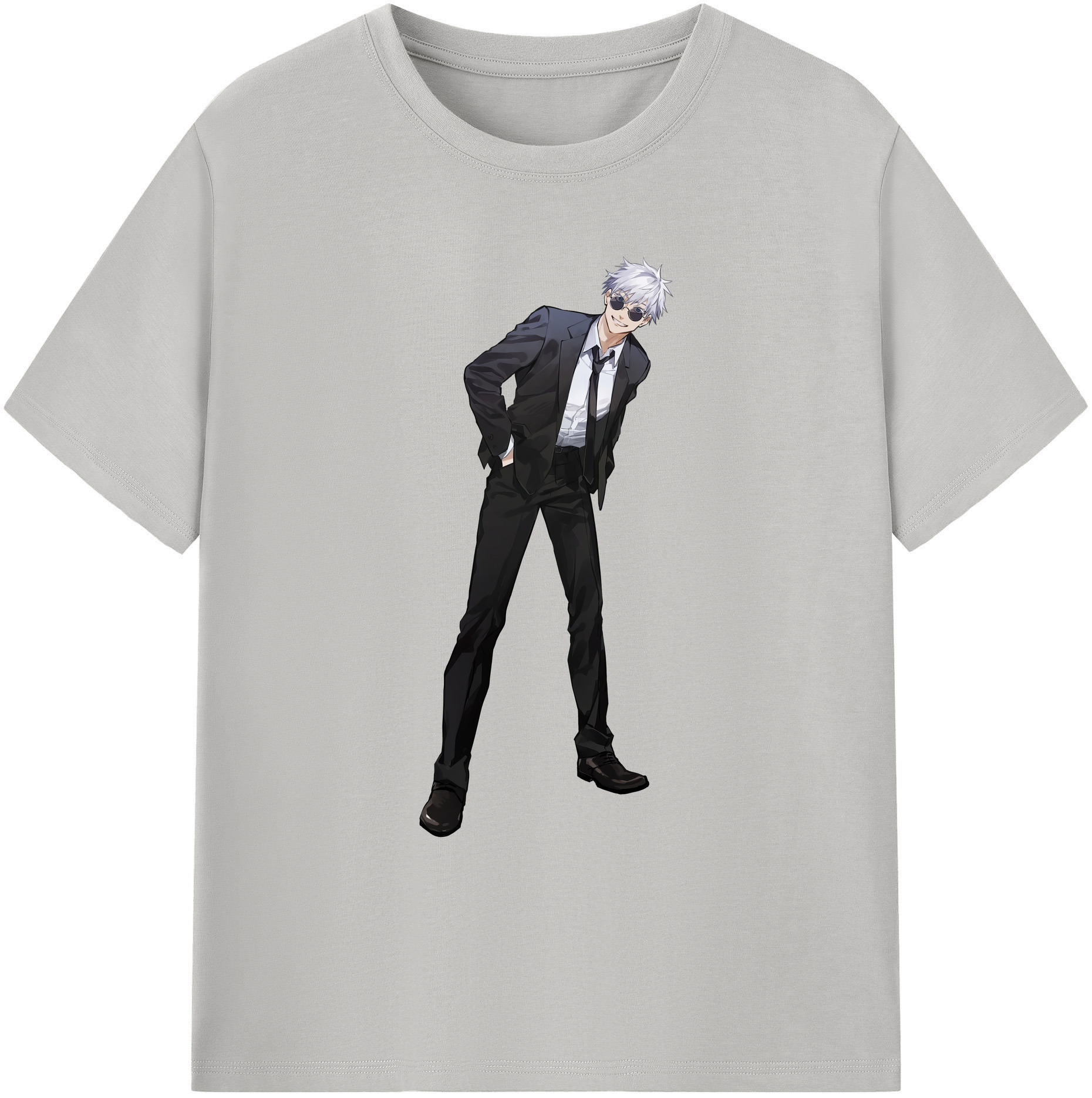 （画像用） 呪術廻戦 Jujutsu Kaisen 綿100％ メンズ半袖Tシャツ｜肌触りやわらか＆通気性