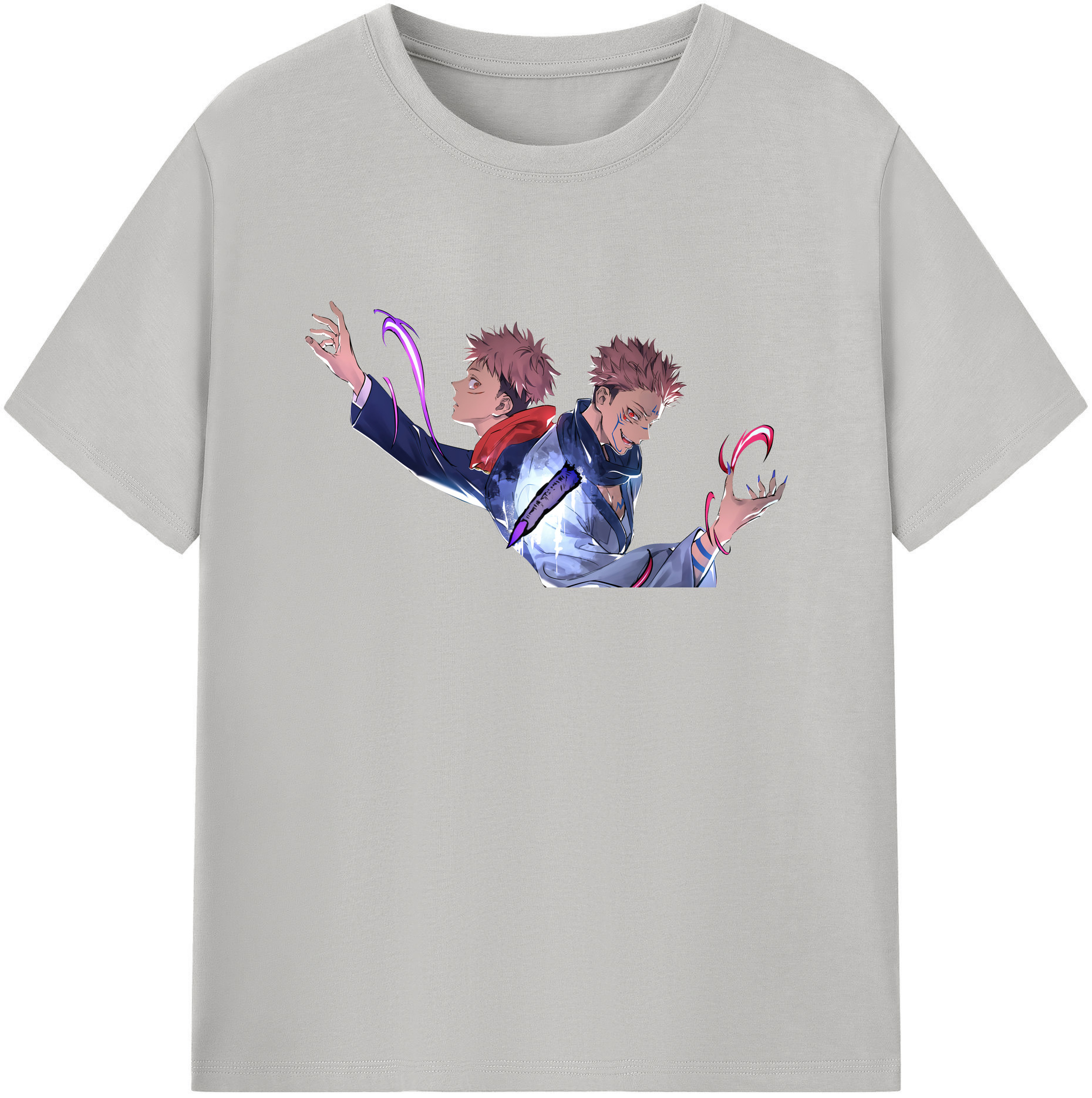 （画像用） 呪術廻戦 Jujutsu Kaisen 綿100％ メンズ半袖Tシャツ｜肌触りやわらか＆通気性