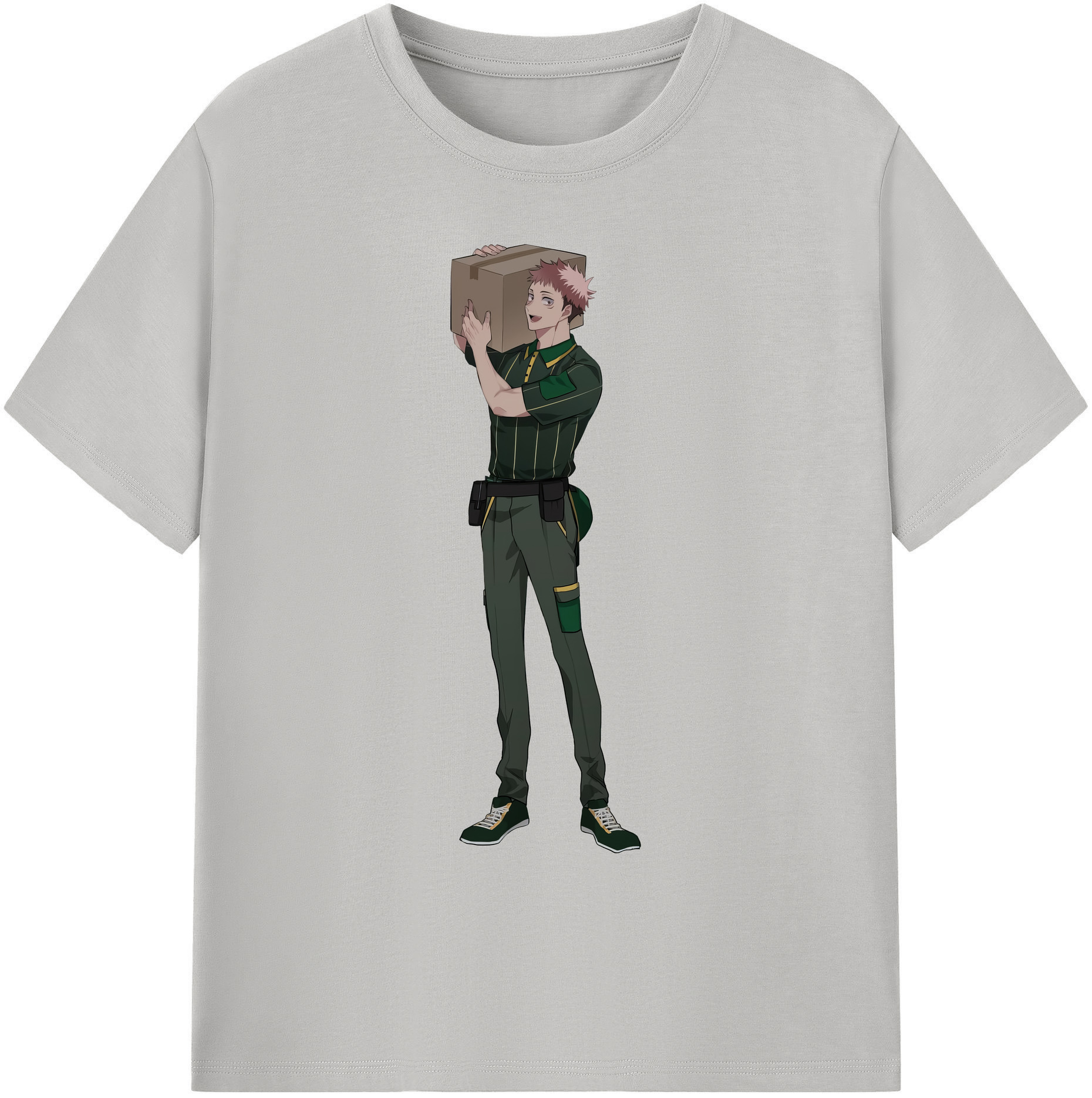 （画像用） 呪術廻戦 Jujutsu Kaisen 綿100％ メンズ半袖Tシャツ｜肌触りやわらか＆通気性