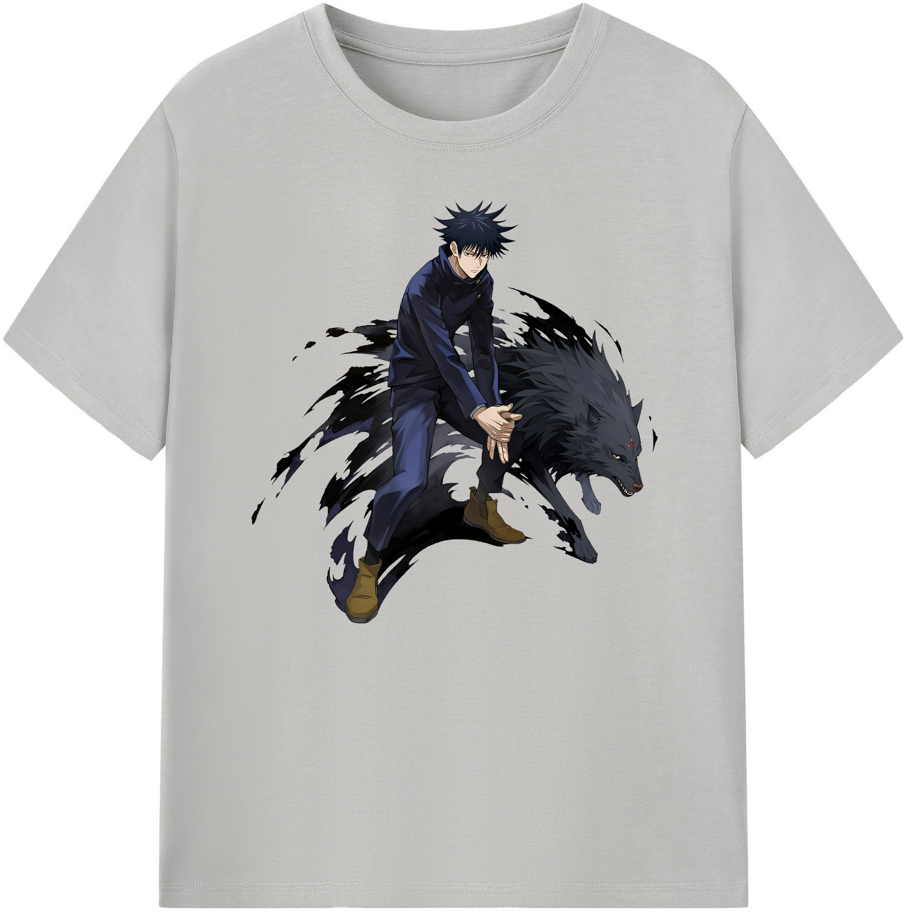 （画像用） 呪術廻戦 Jujutsu Kaisen 綿100％ メンズ半袖Tシャツ｜肌触りやわらか＆通気性